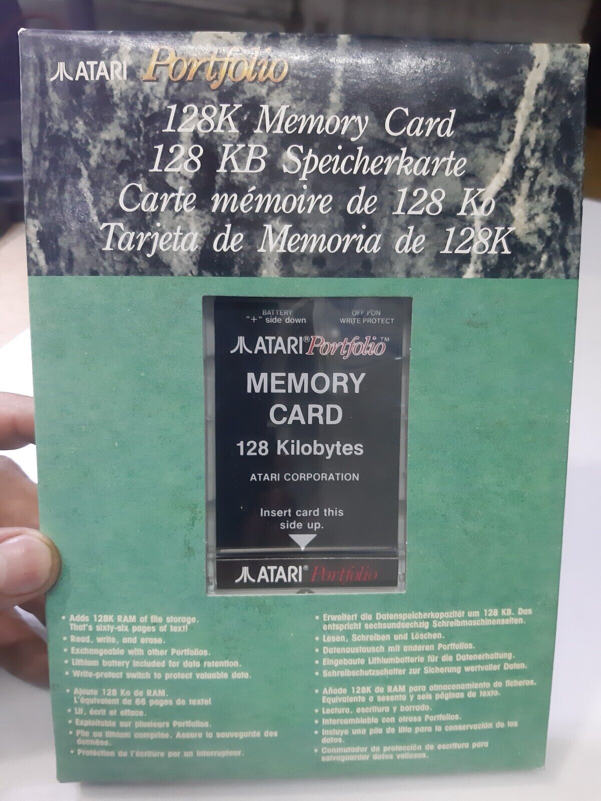 Atari Portfolio Memory Card 128Kb HPC-203