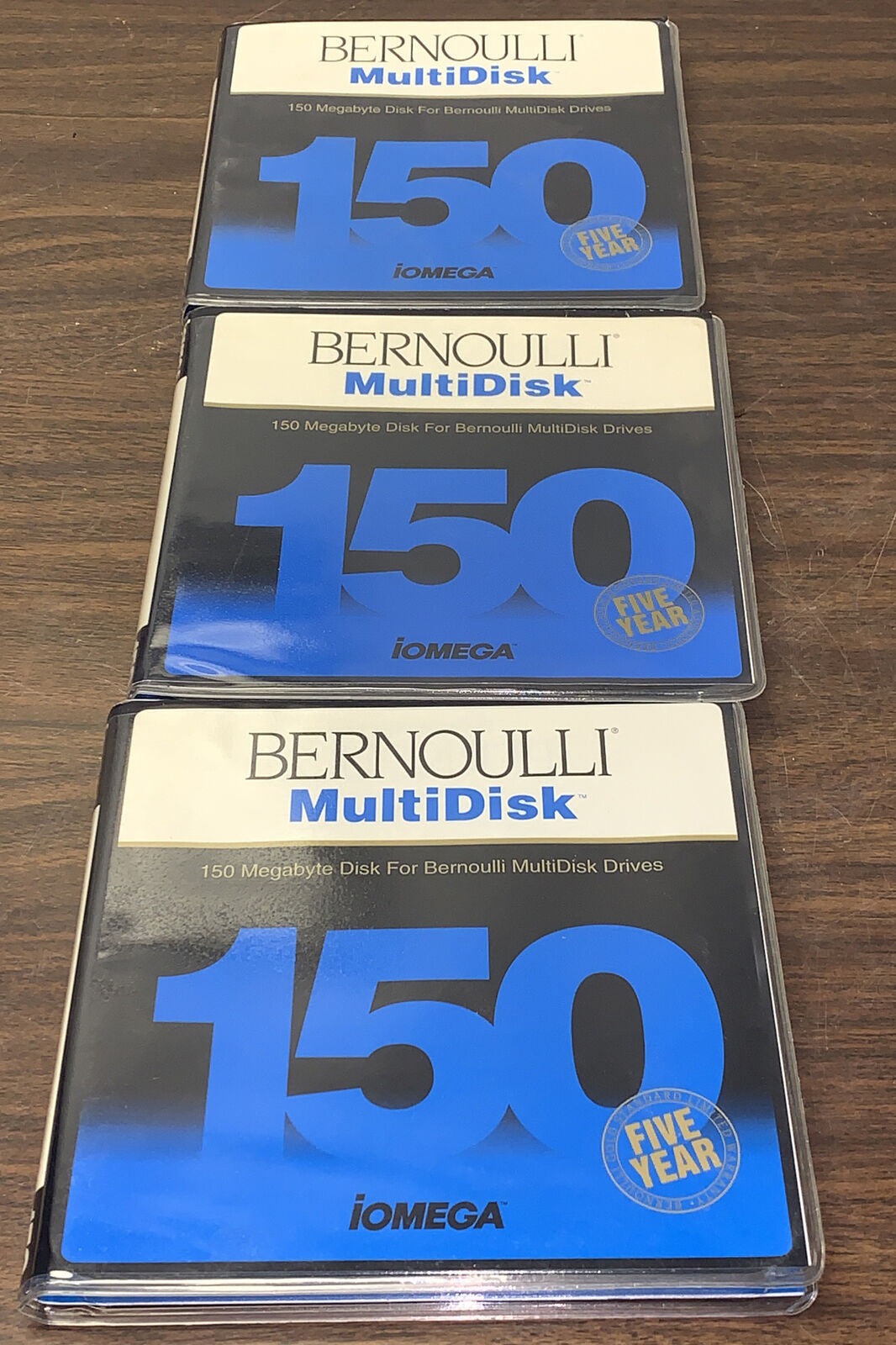 1 USED 2 NEW iOmega Bernoulli 150 Megabyte Disk for MultiDisk Drives