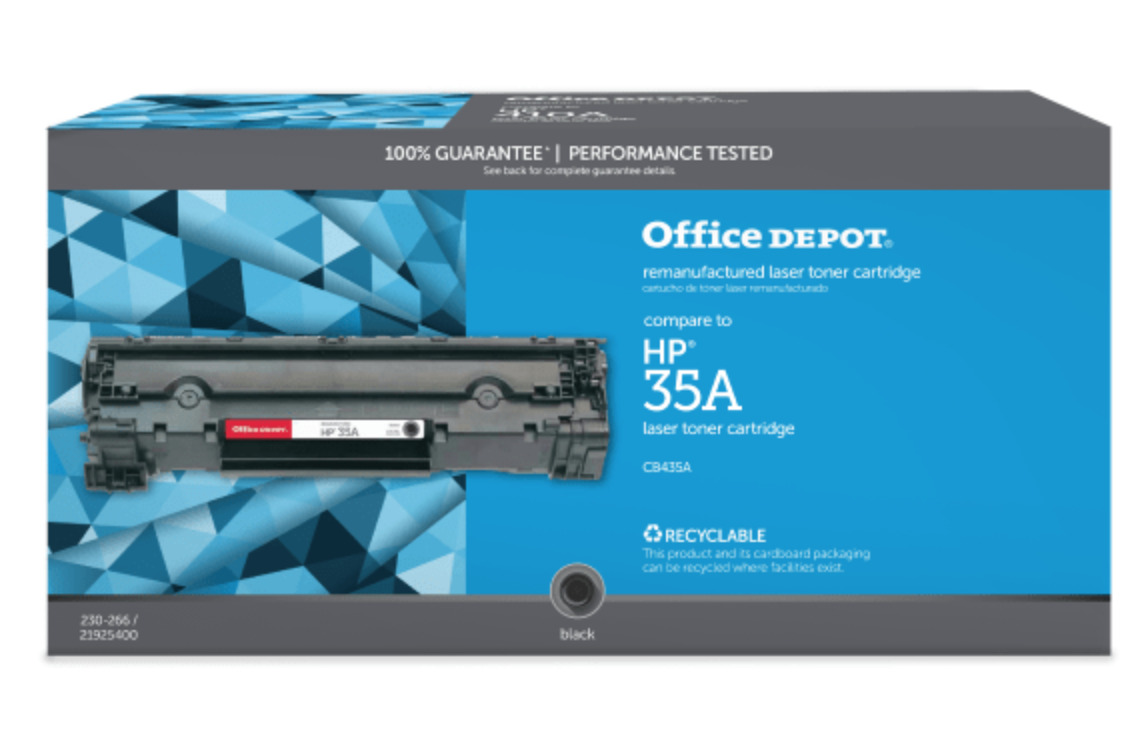 Office Depot® Brand Remanufactured Black Toner Cartridge Replacement 