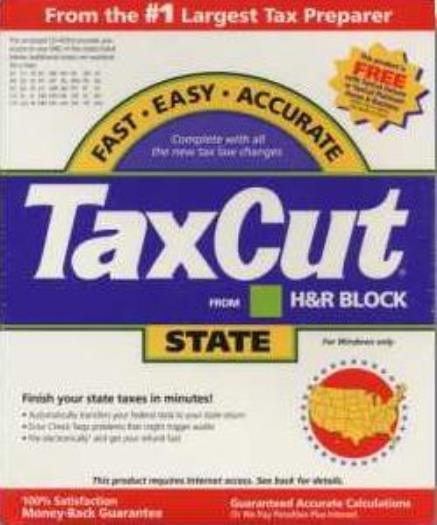 Tax Cut 2001 State PC CD amending past audit old tax returns refunds financial