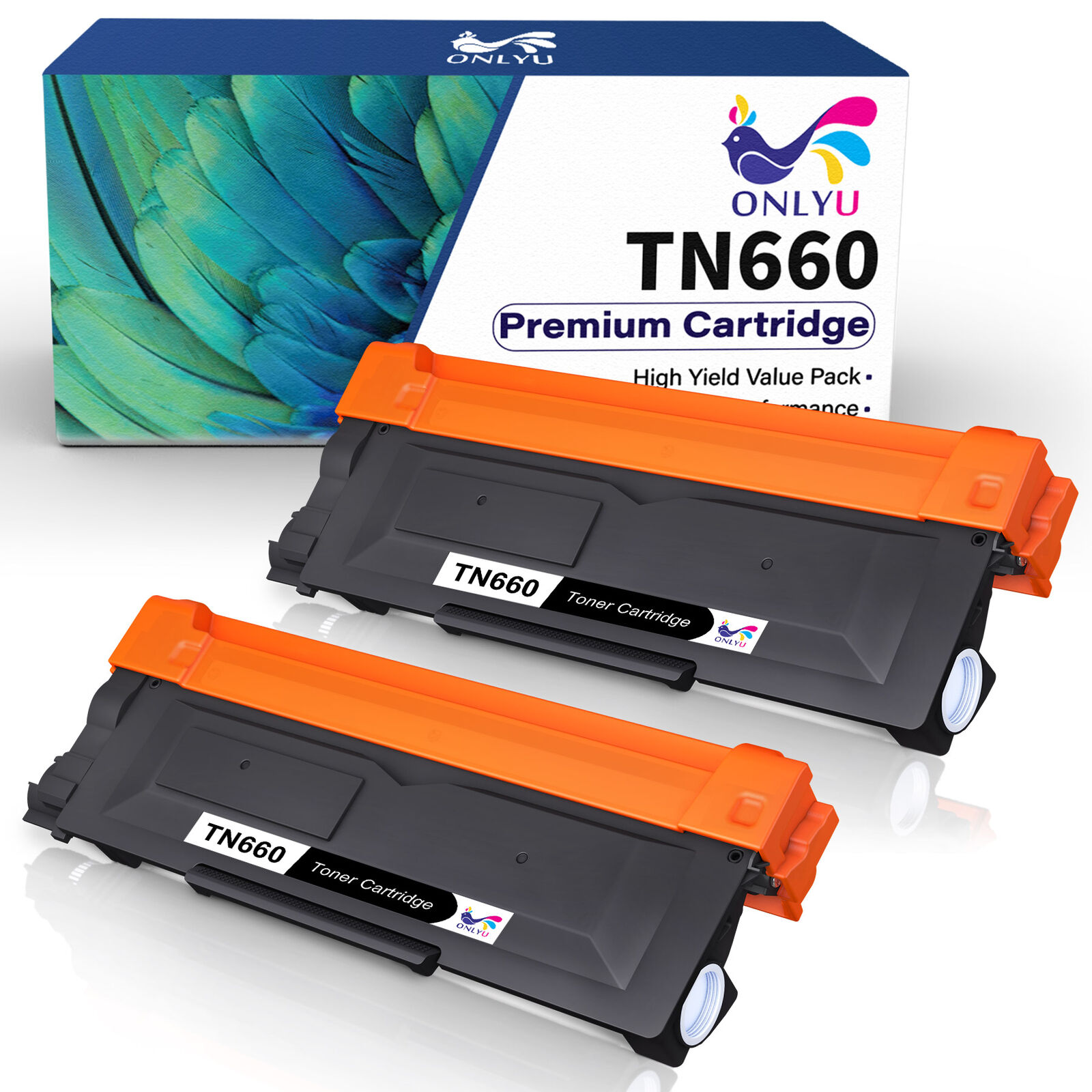 2 High Yield TN660 Toner Cartridge Compatible For Brother MFC-L2740DW L2700DW