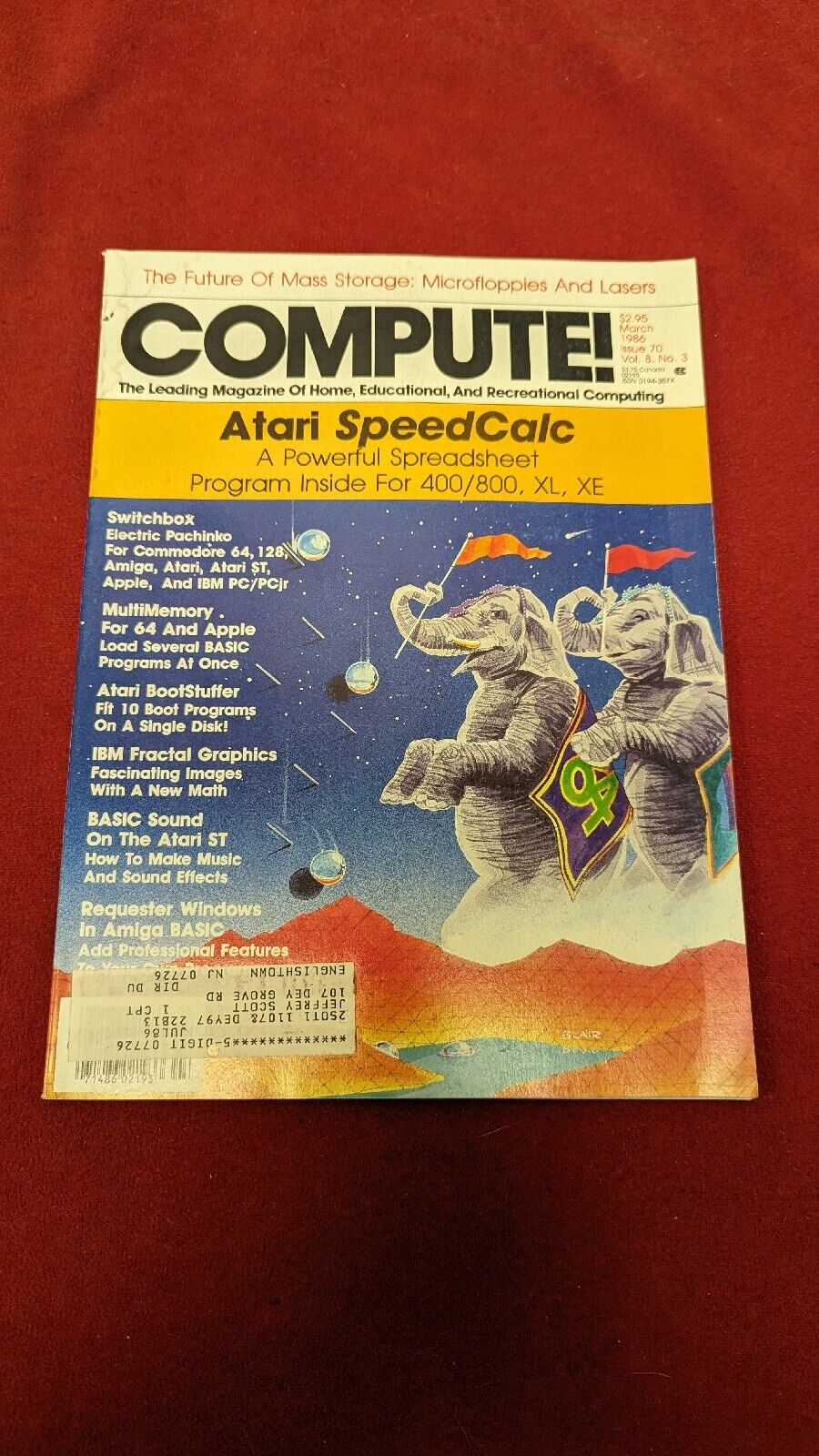 Compute Magazine Vintage Computing March 1986 Issue 70 Vol.8 No. 3