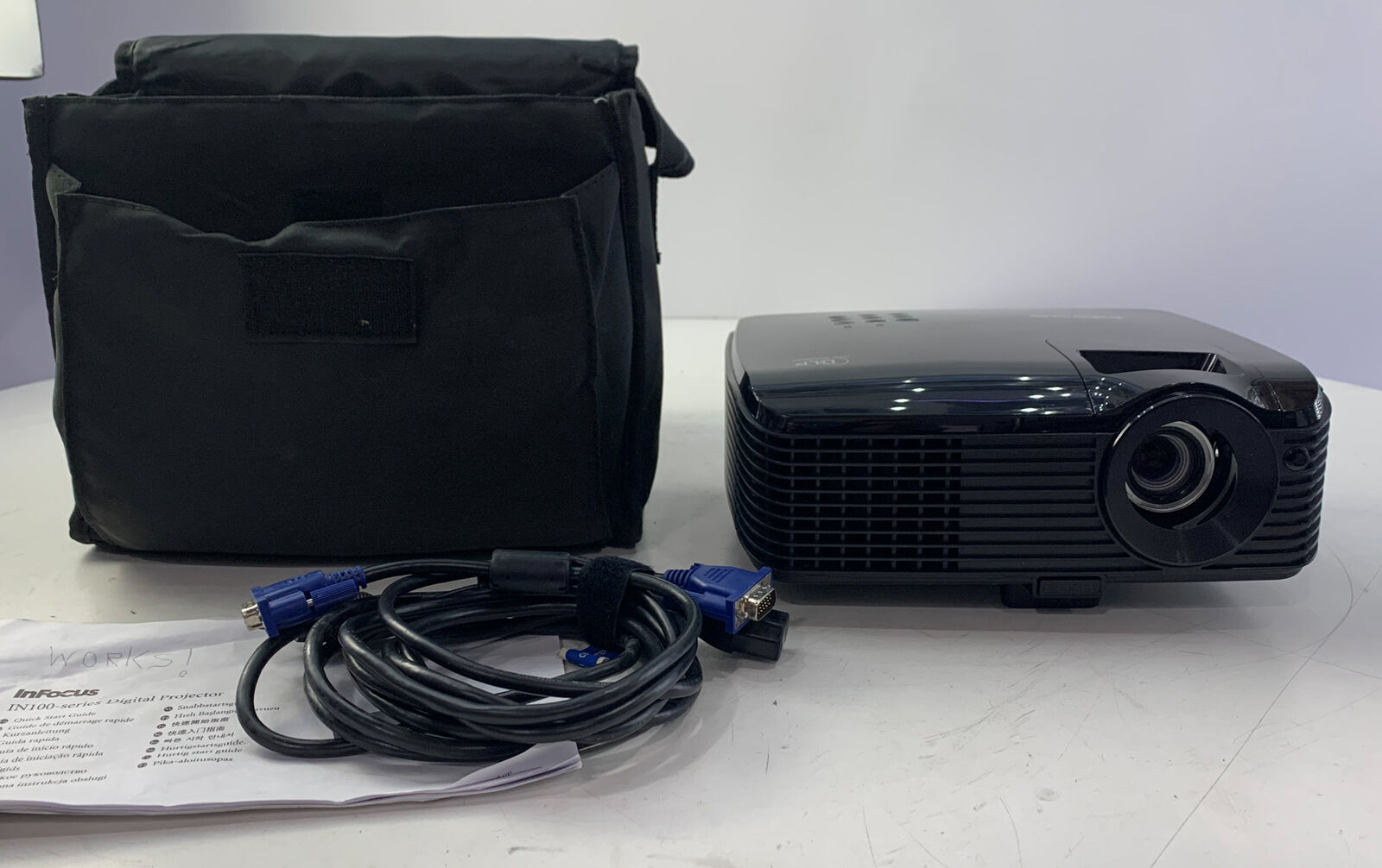 InFocus IN104 T104 XGA DLP Projector with Carrying Case 