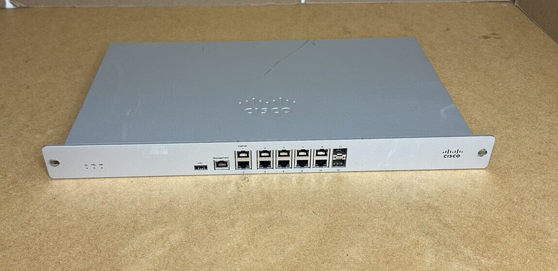 Cisco Meraki MX84-HW 8-Port GbE 2-Port SFP Managed Security Appliance Unclaimed