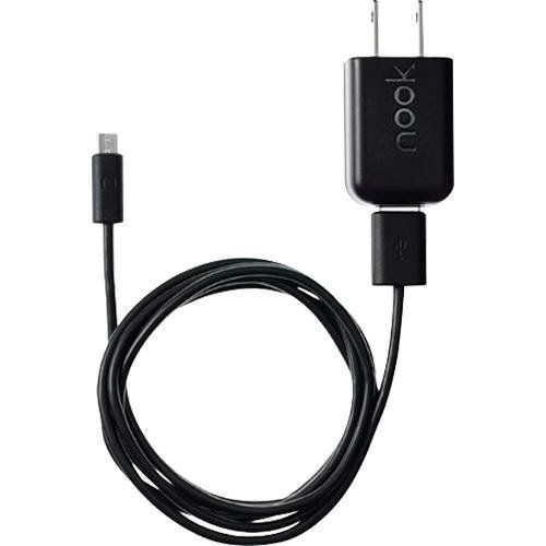 Genuine Barnes & Noble Nook, Color Charger Power AC Adapter &  Generic Cable Kit