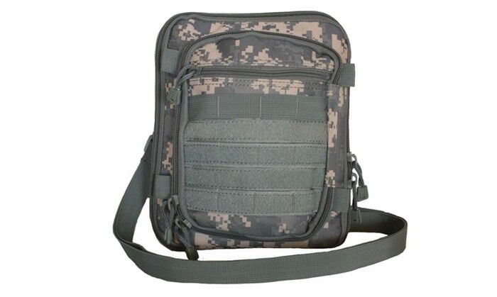 Tactical Shoulder Bag Molle Pouch Case Army Camo ACU European Type Handbag Purse