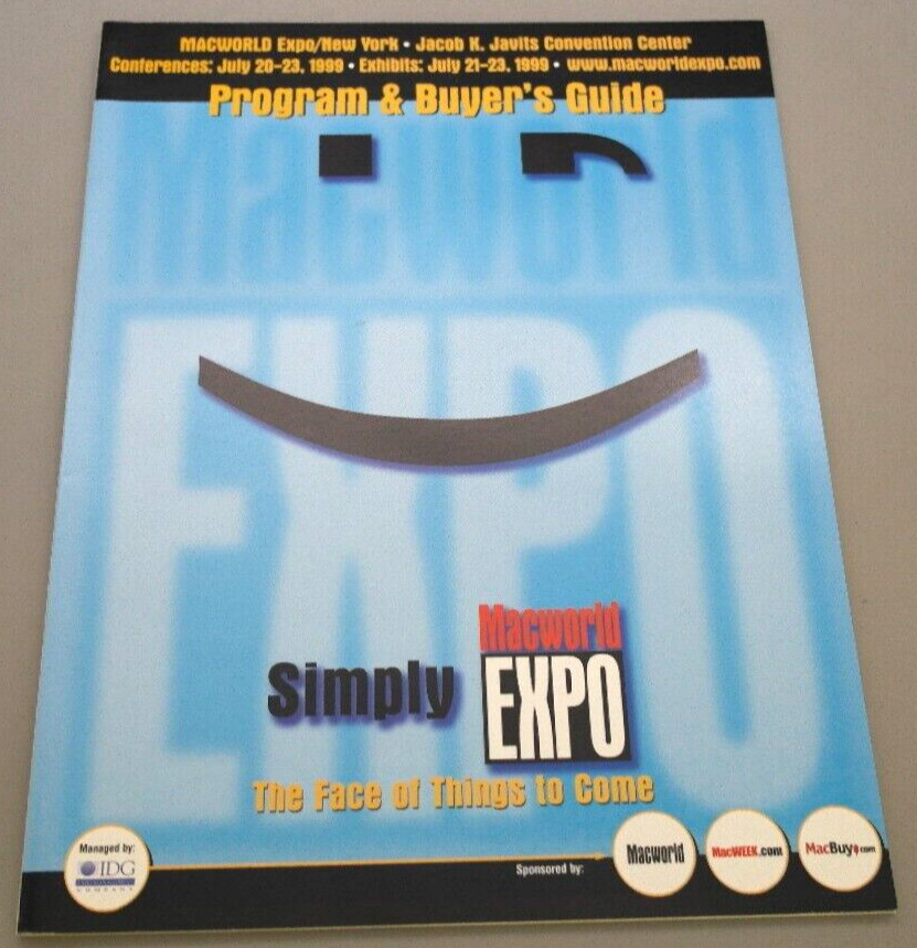 1999 Macworld Expo New York Program & Buyer\'s Guide Brochure Magazine