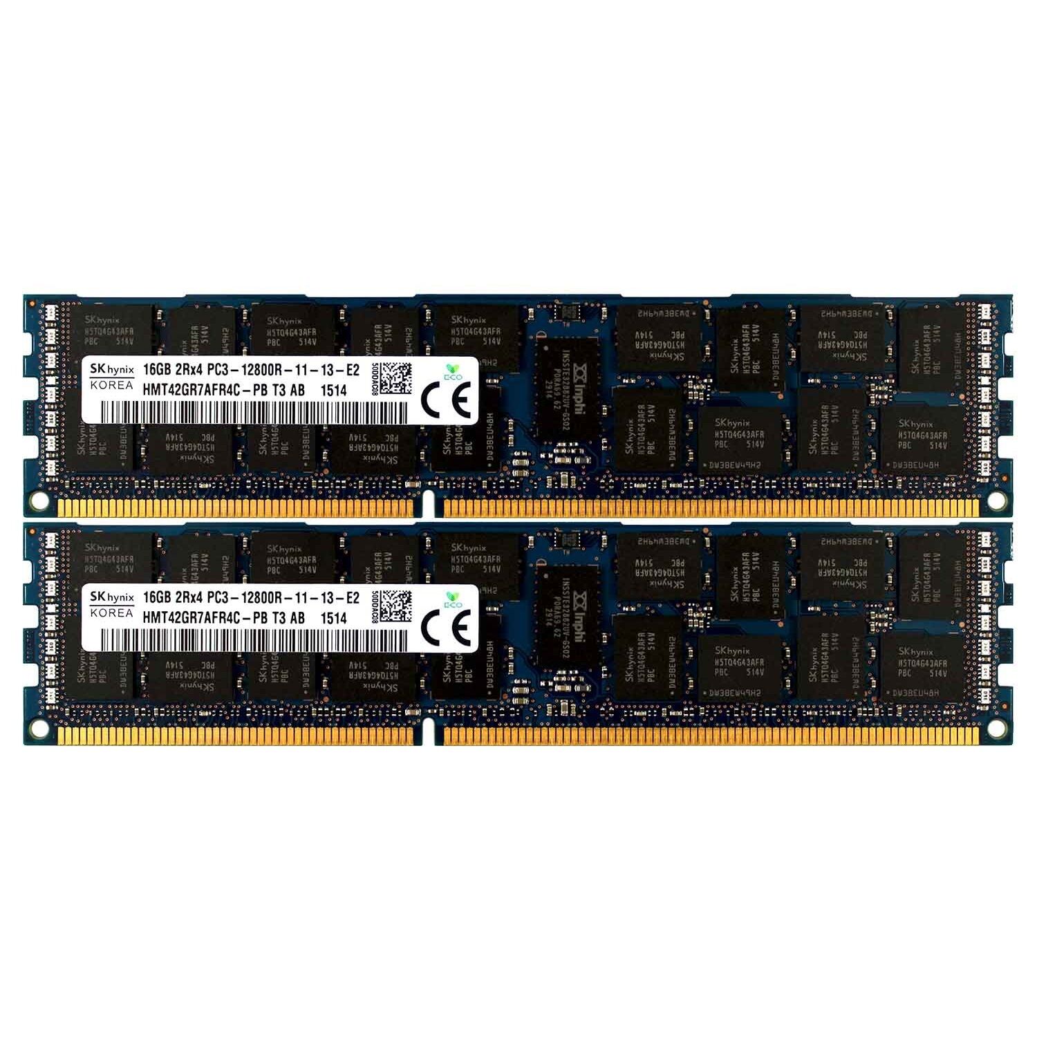 PC3-12800 2x16GB DELL POWEREDGE R610 R710 R815 R510 C6105 C6145 R720 MEMORY Ram