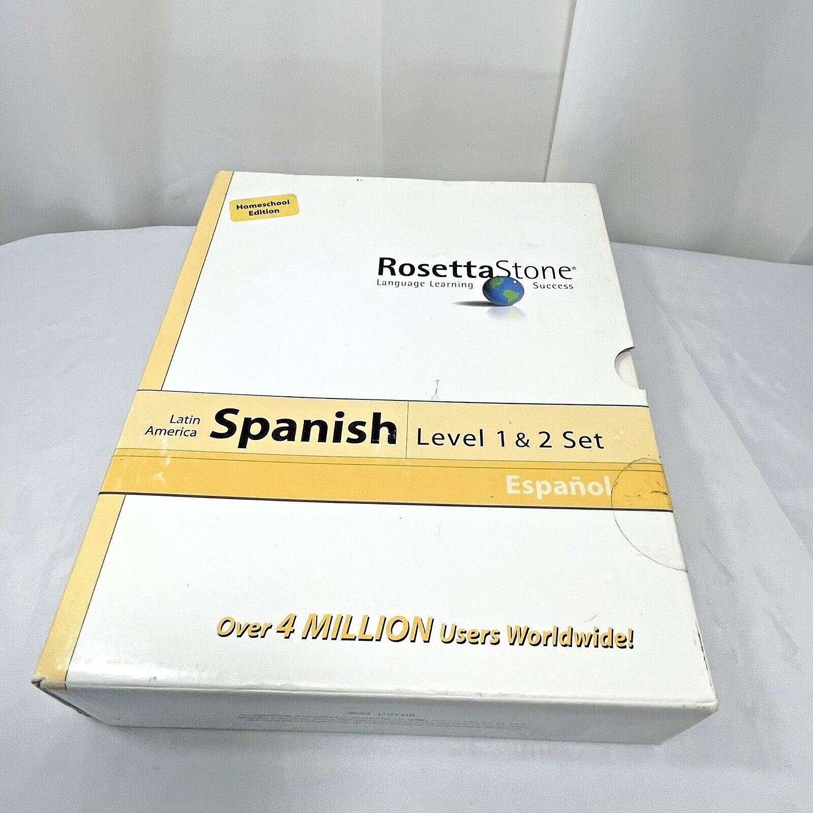 Rosetta Stone Latin America Spanish Level 1 And 2 Homeschool Edition CD Rom Set