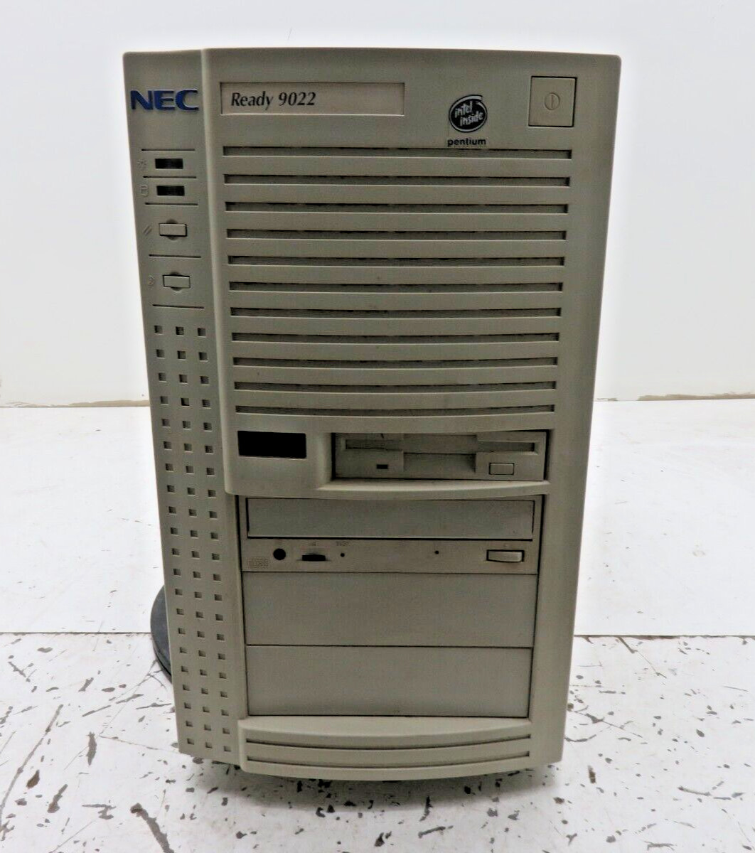NEC Ready 9022 Desktop Computer Intel Pentium 100MHz 24MB Ram No HDD
