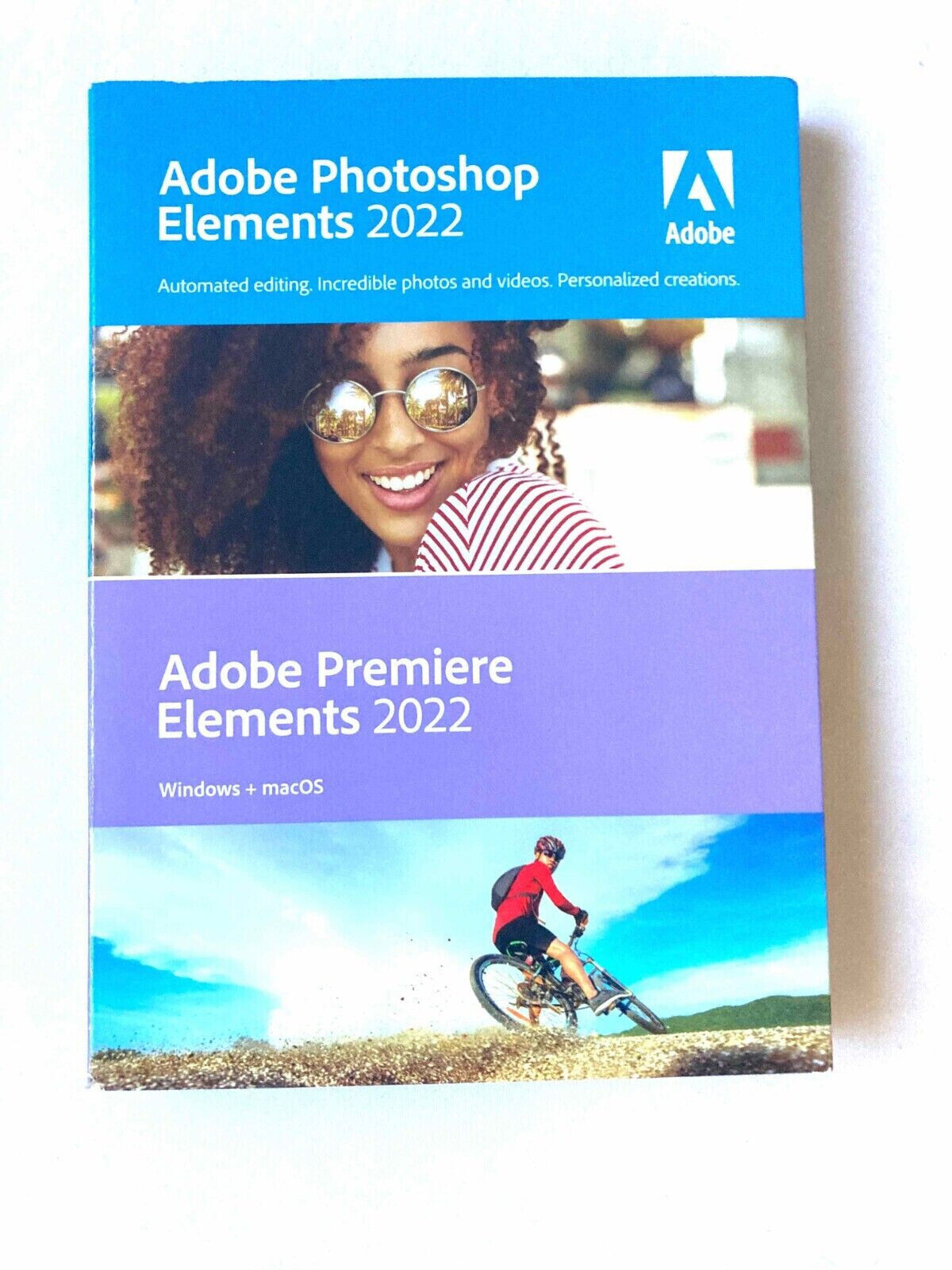 Adobe Photoshop Elements 2022 & Premiere Elements 2022 Factory-Sealed Retail Box