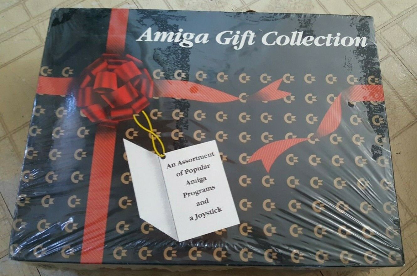 RARE Beautiful AMIGA GIFT Collection MISB - Includes 5 games and JOYSTICK