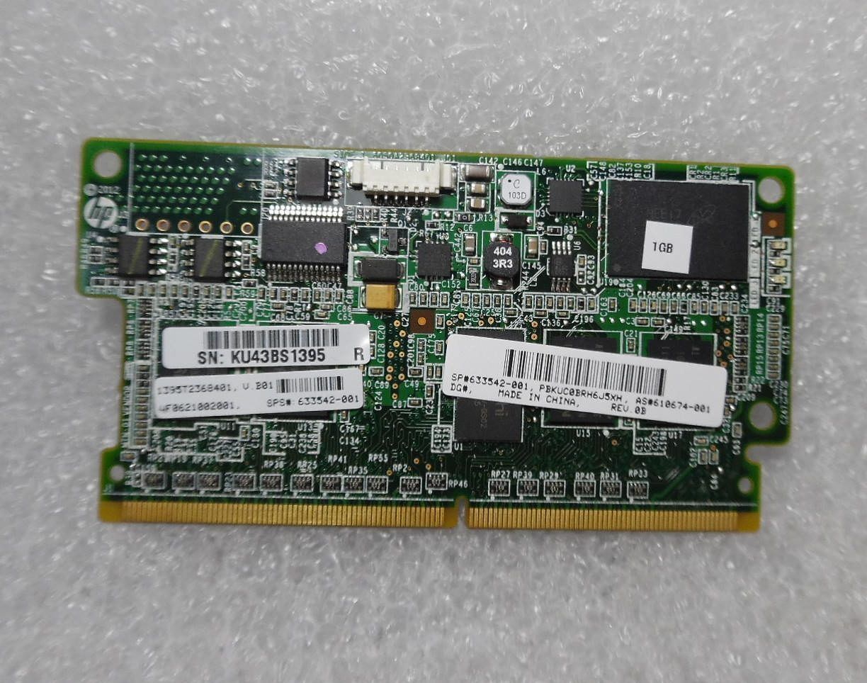 HP 1GB Flash Backed Cache Memory 610674-001 / 633542-001
