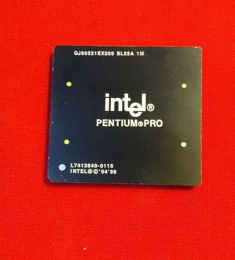 Intel Pentium Pro 200 MHz 1M GJ80521EX200 SL25A  ✅ Rare Vintage Good Working 
