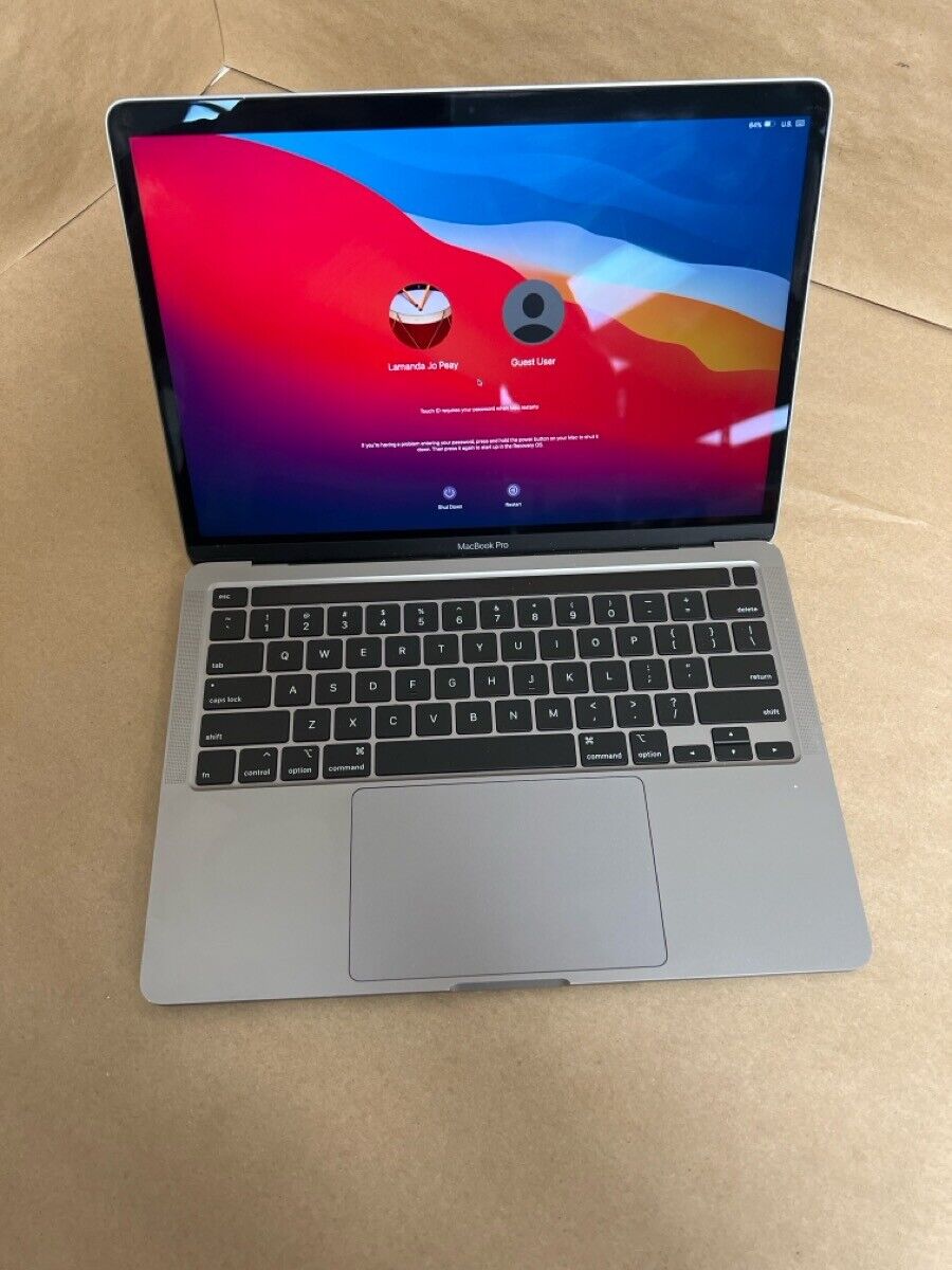 APPLE MACBOOK PRO A2251 AS-IS FOR PARTS ONLY PASSWORD LOCKED/APPLE I (R7A011312)