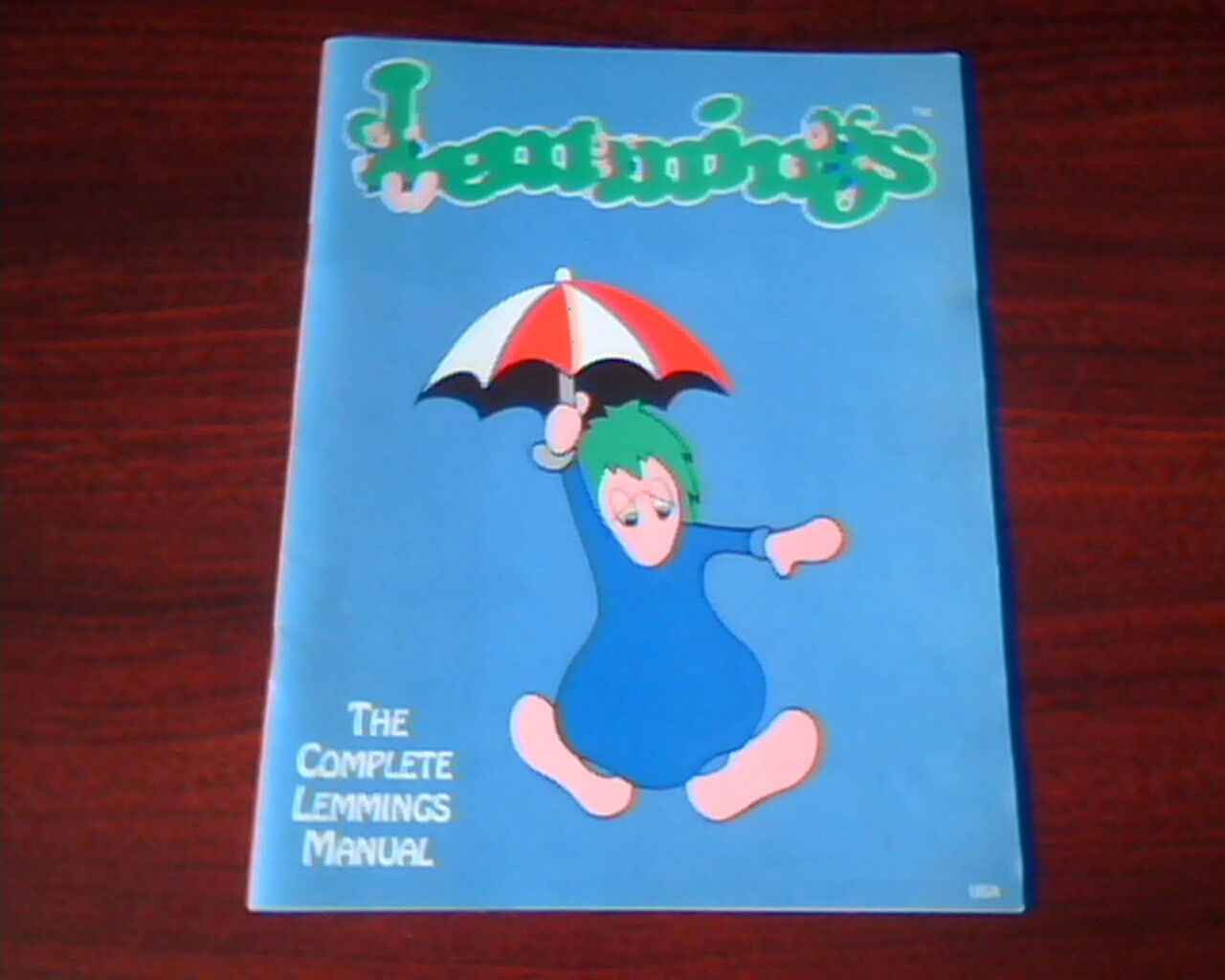 Lemmings - The Complete Lemmings Manual - Psygnosis color vintage game booklet