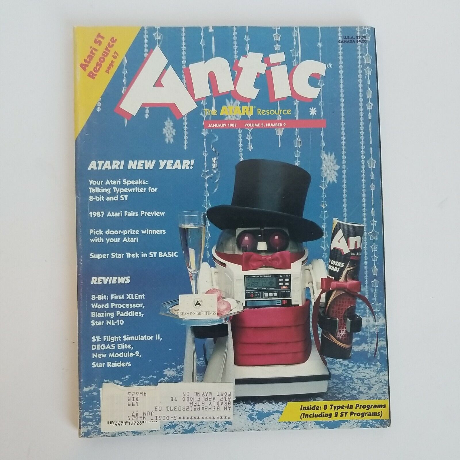 Antic Magazine - The Atari Resource - January 1987, Volume 5, Number 9 400/800