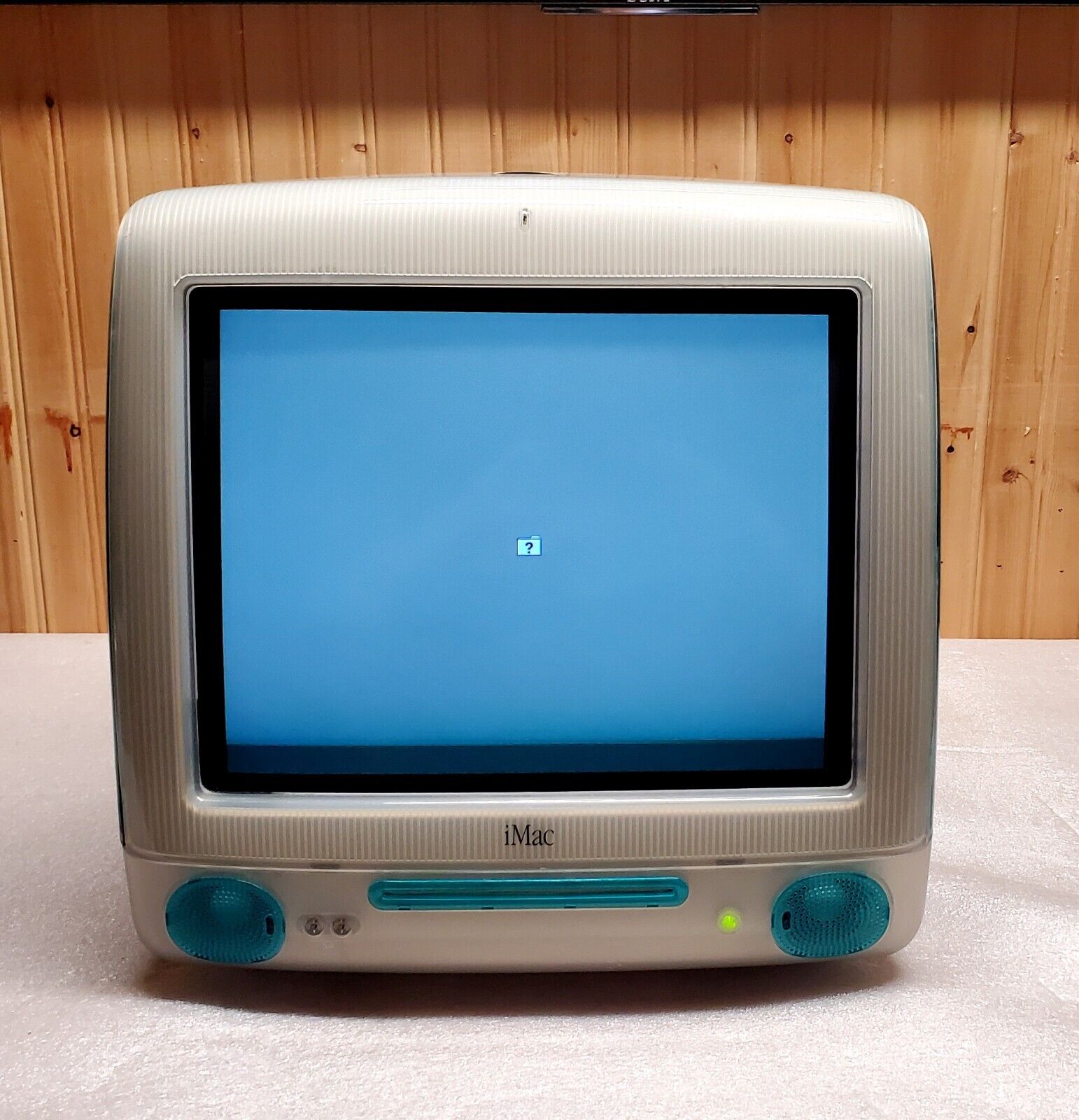 Vintage Apple iMac G3 M5521 Blueberry 350MHz 64MB Ram Working, No HDD