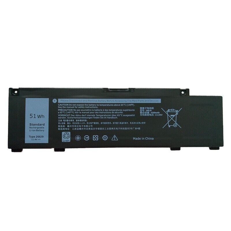 266J9 Battery For Dell G3 15 3500 3590 G5 5500 5505 C9VNH 0PN1VN 0415CG 51Wh New