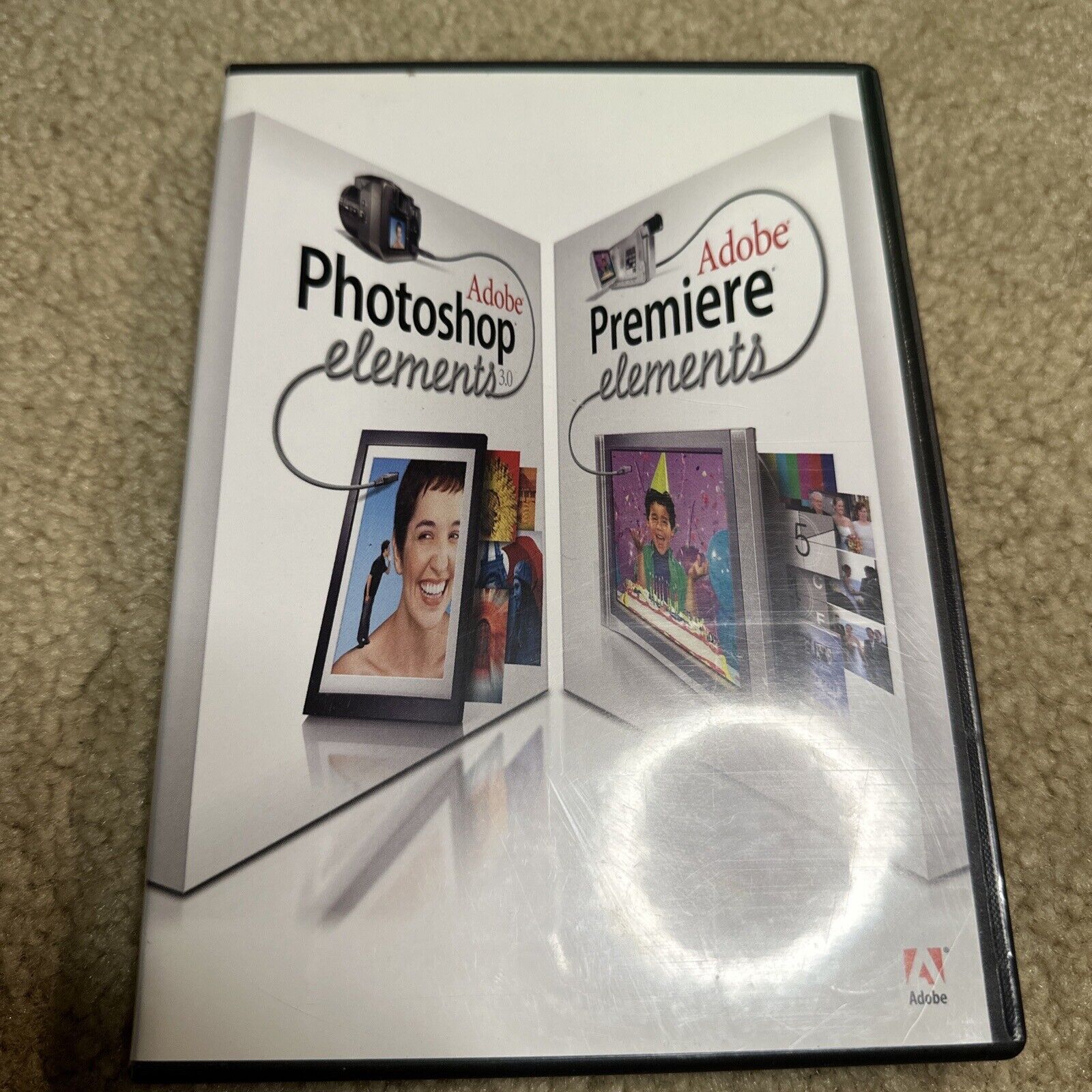 Adobe Photoshop Elements 3.0 PLUS Adobe Premiere Elements, for XP -
