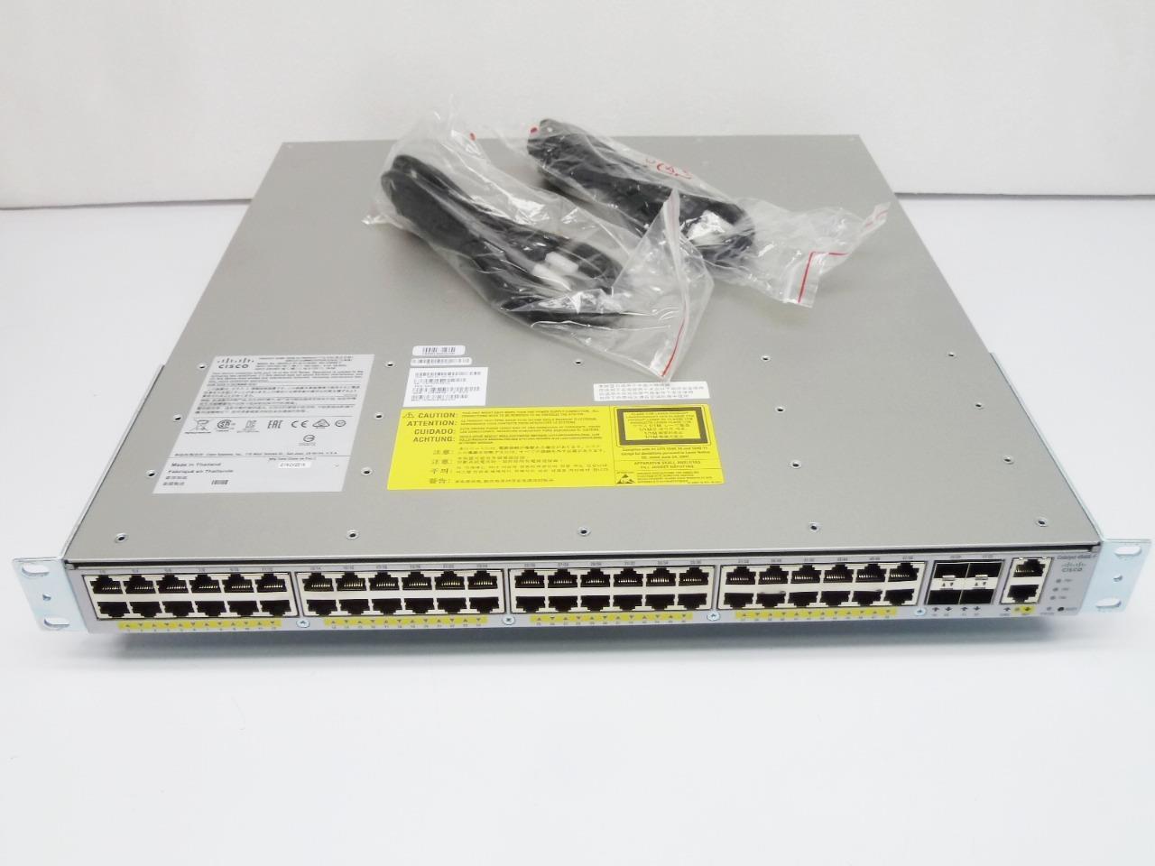 Cisco Catalyst WS-C4948E-F 48-Port Gigabit Ethernet Switch | Dual PSU | 4948E-F