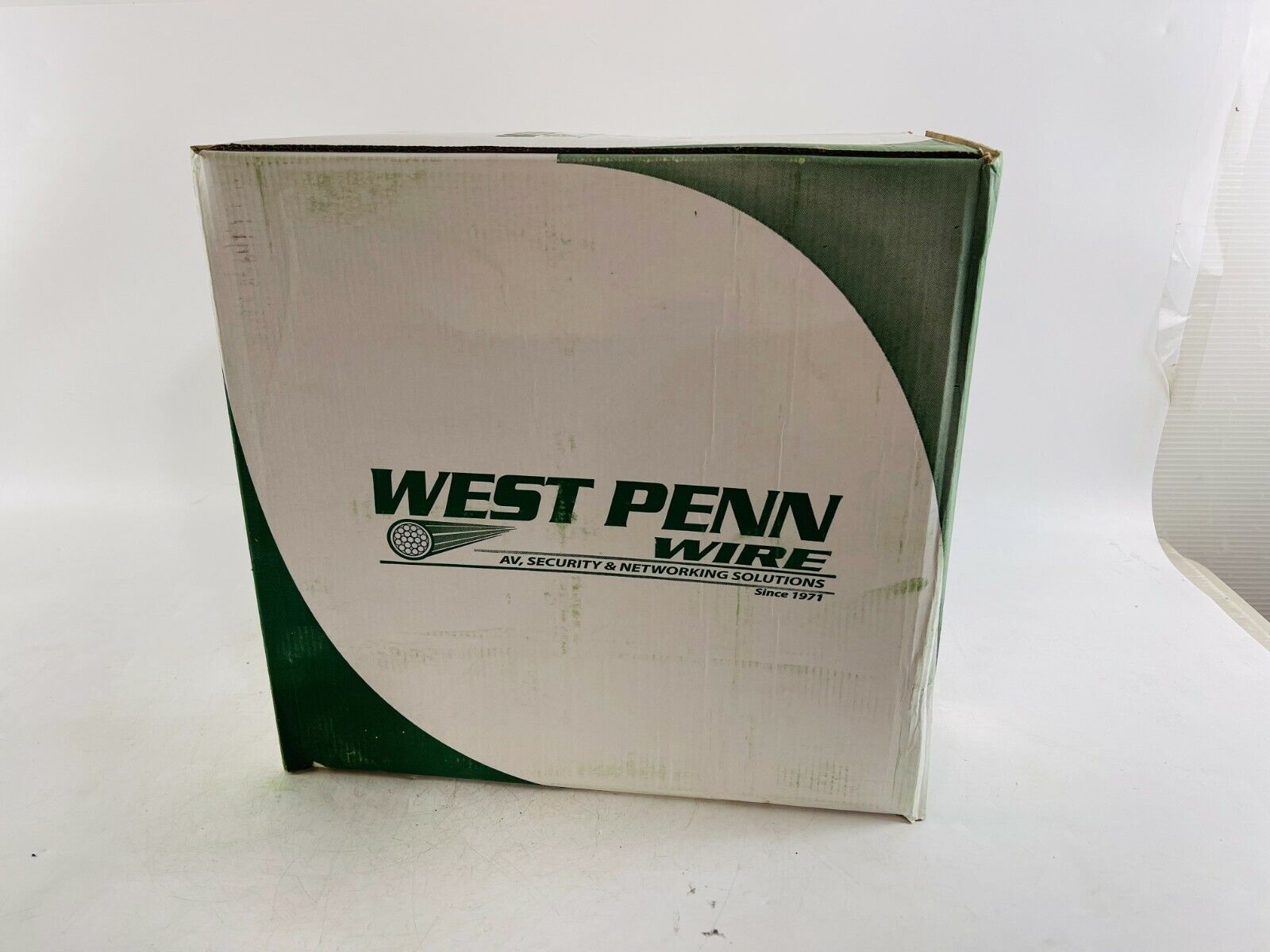 West Penn Wire 254246EZWH1000 4 Pair 23 AWG Shielded CAT6 CMP 1000' White