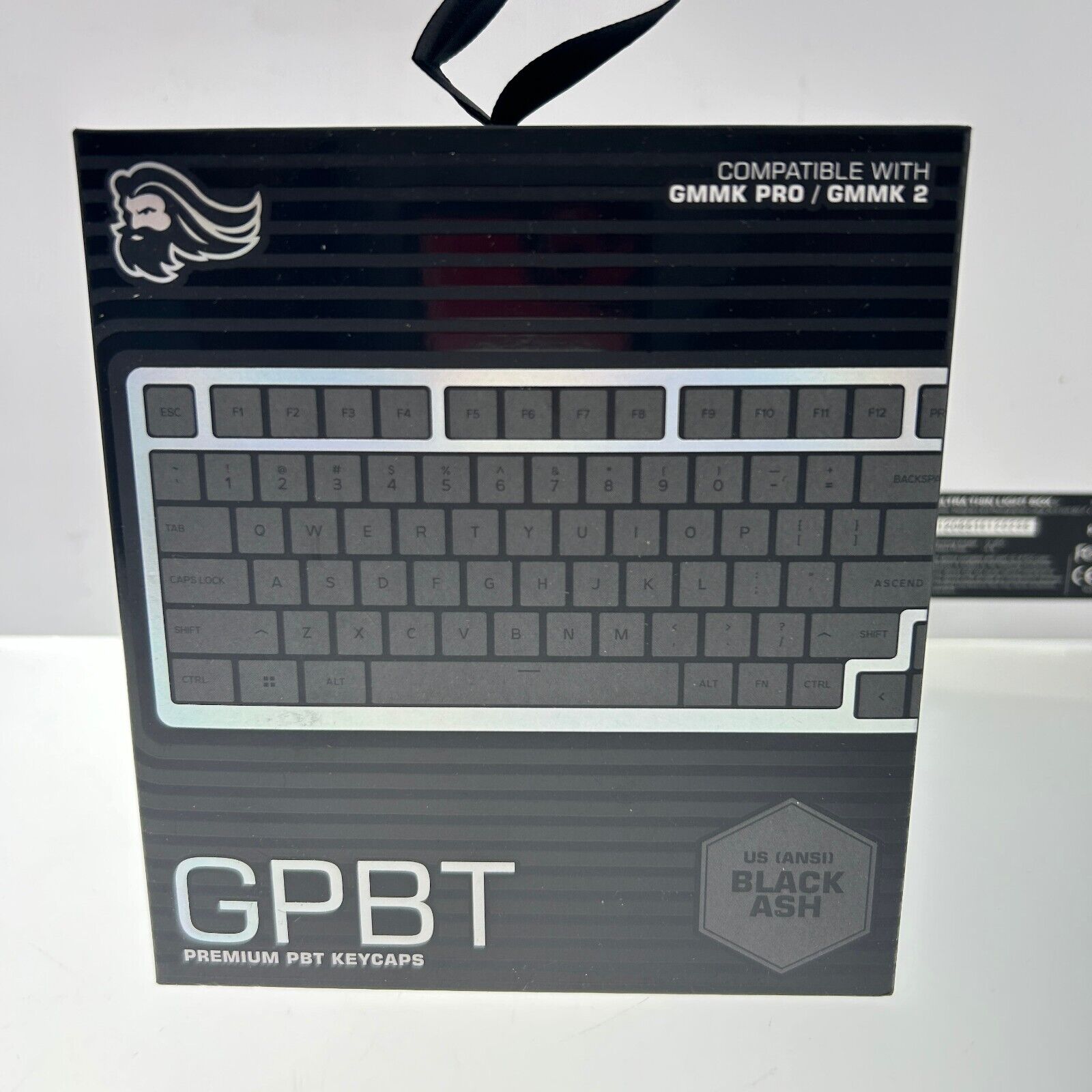 Glorious GPBT ANSI Mechanical Keyboard Keycaps (Black Ash)