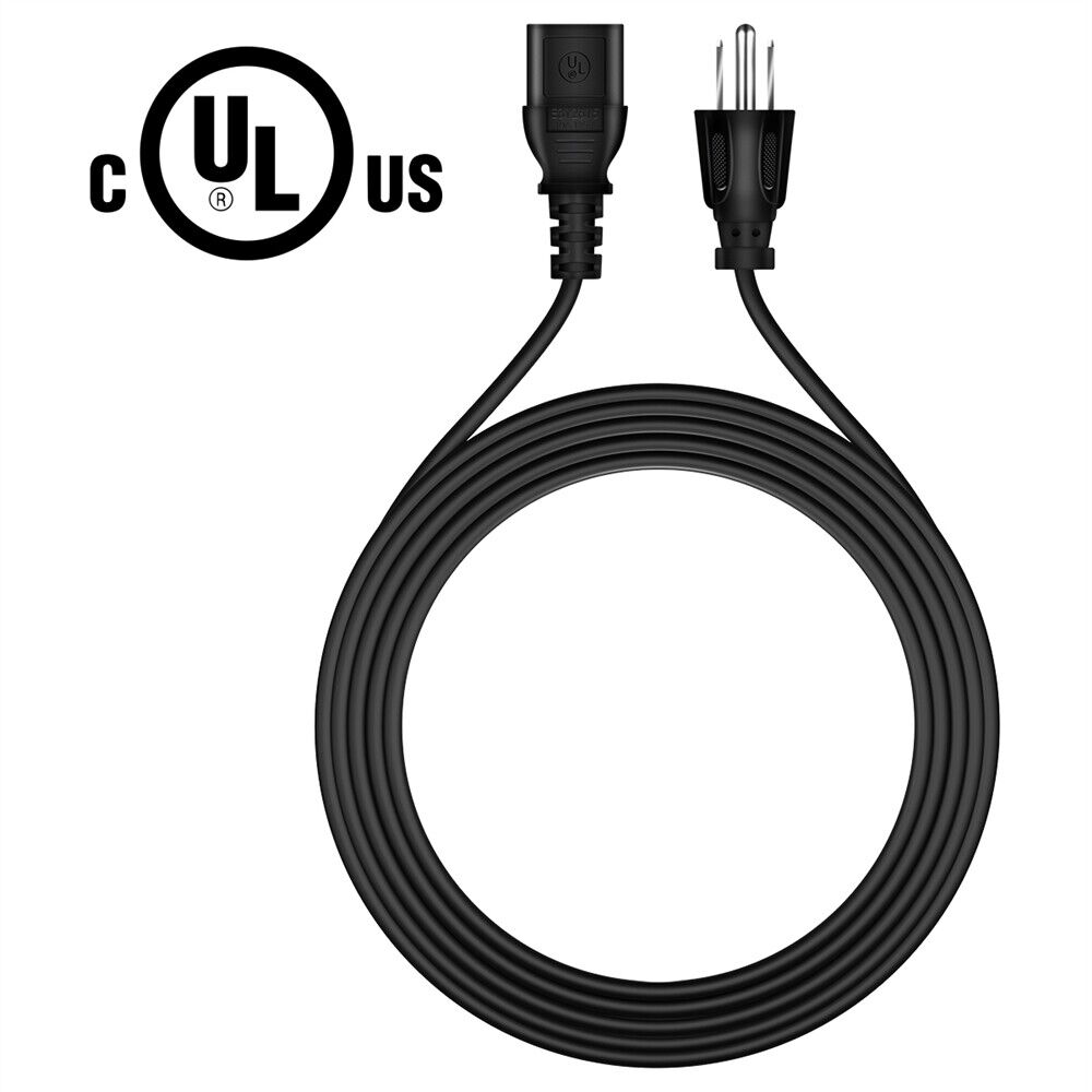 UL Listed AC Power Cord Cable Lead For NEEWER CB200C 200W RGB LED Video Light US