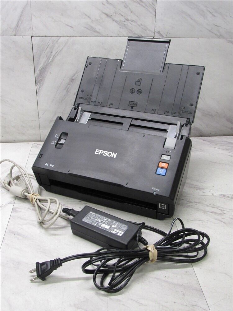 Epson WorkForce DS-510 J341A Color Document Pass-Through Scanner 