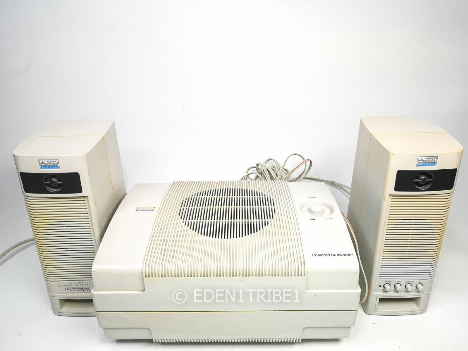 Altec Lansing Vintage 2.1 Speaker System ACS400 Speakers & ACS250 Subwoofer 