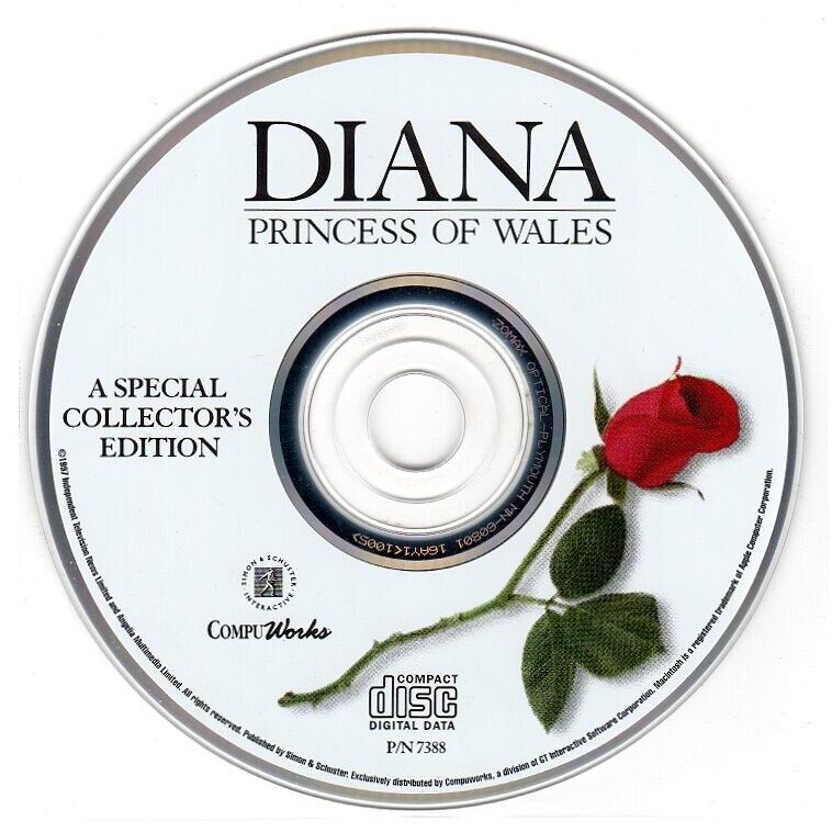 Diana Princess of Wales (Collector\'s Ed.) (CD, 1997) Win/Mac - NEW CD in SLEEVE