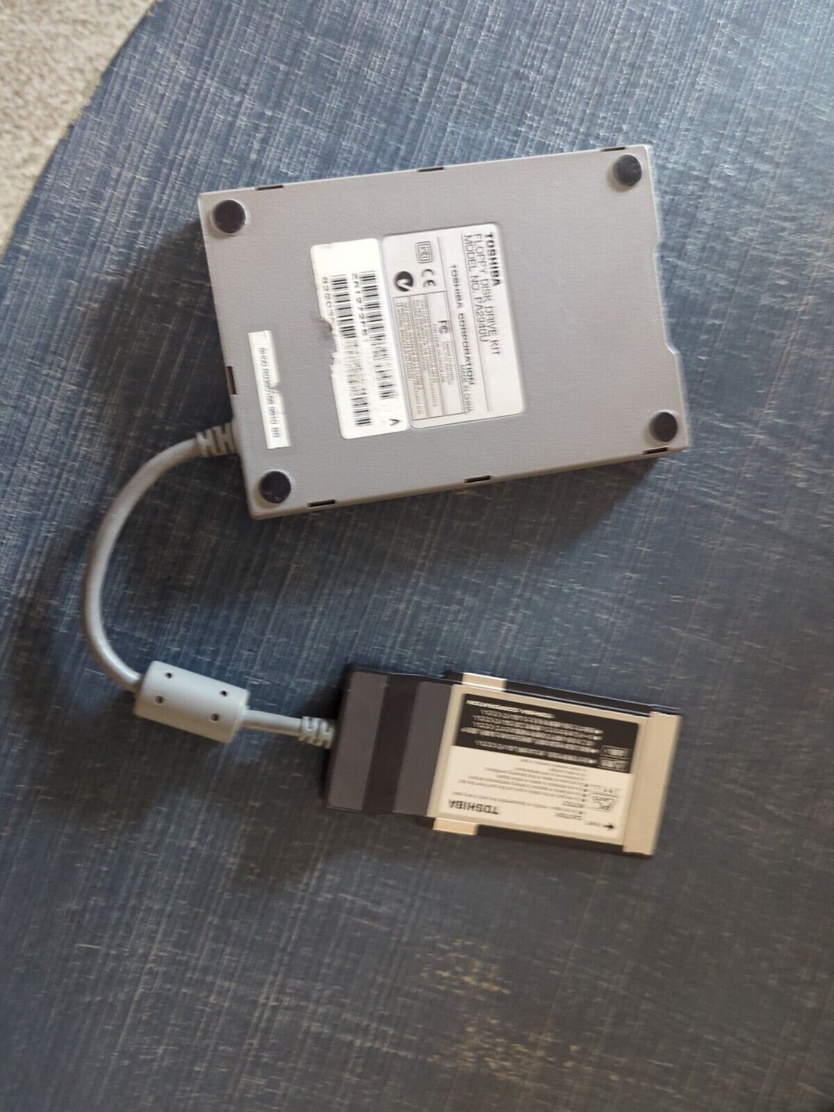 Computer Part: TOSHIBA PA2940U Floppy Disk Drive w/PC Card UN-tested