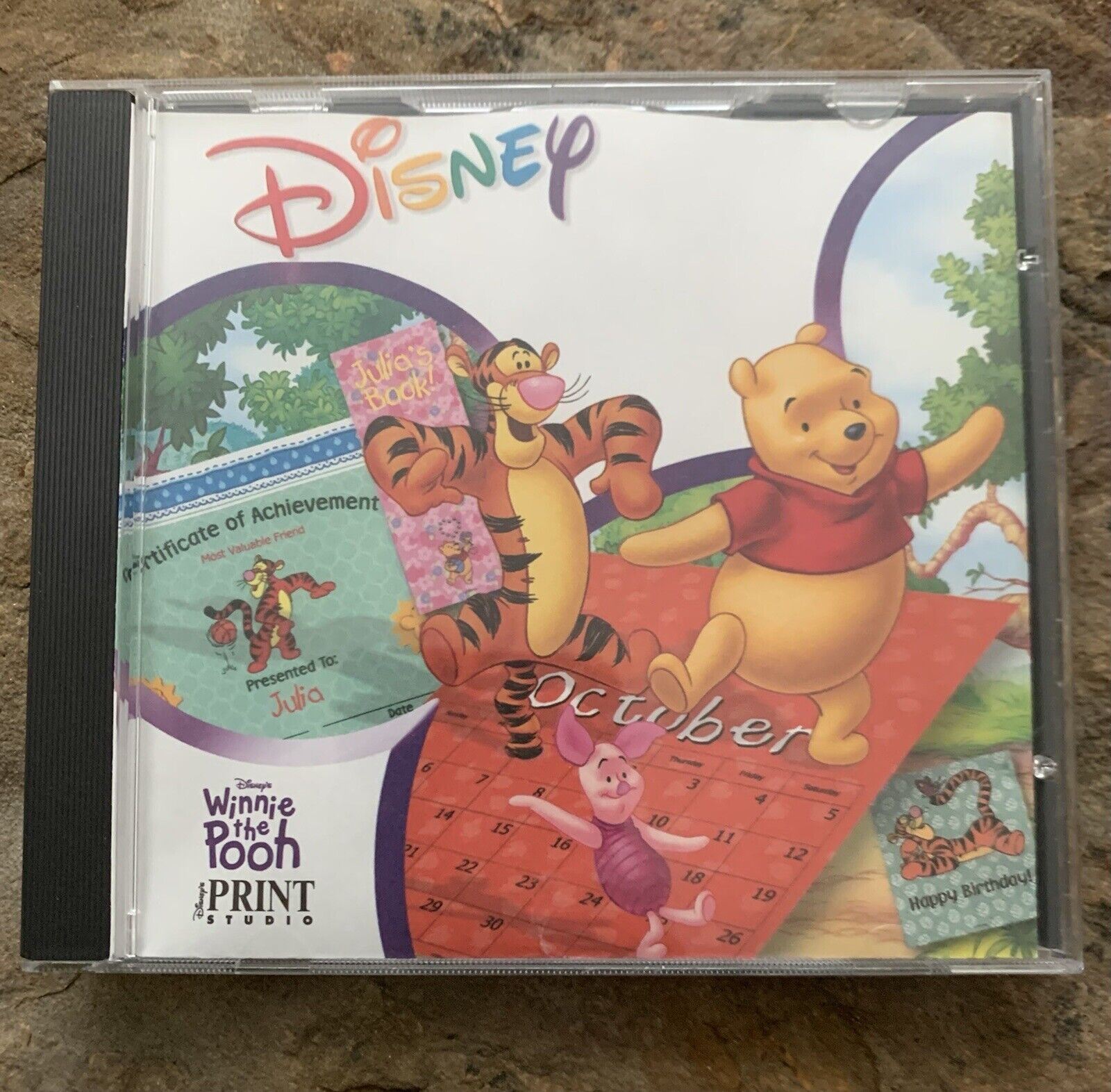 Disney Winnie the Pooh Print Studio CD-Rom. Good conditioned  