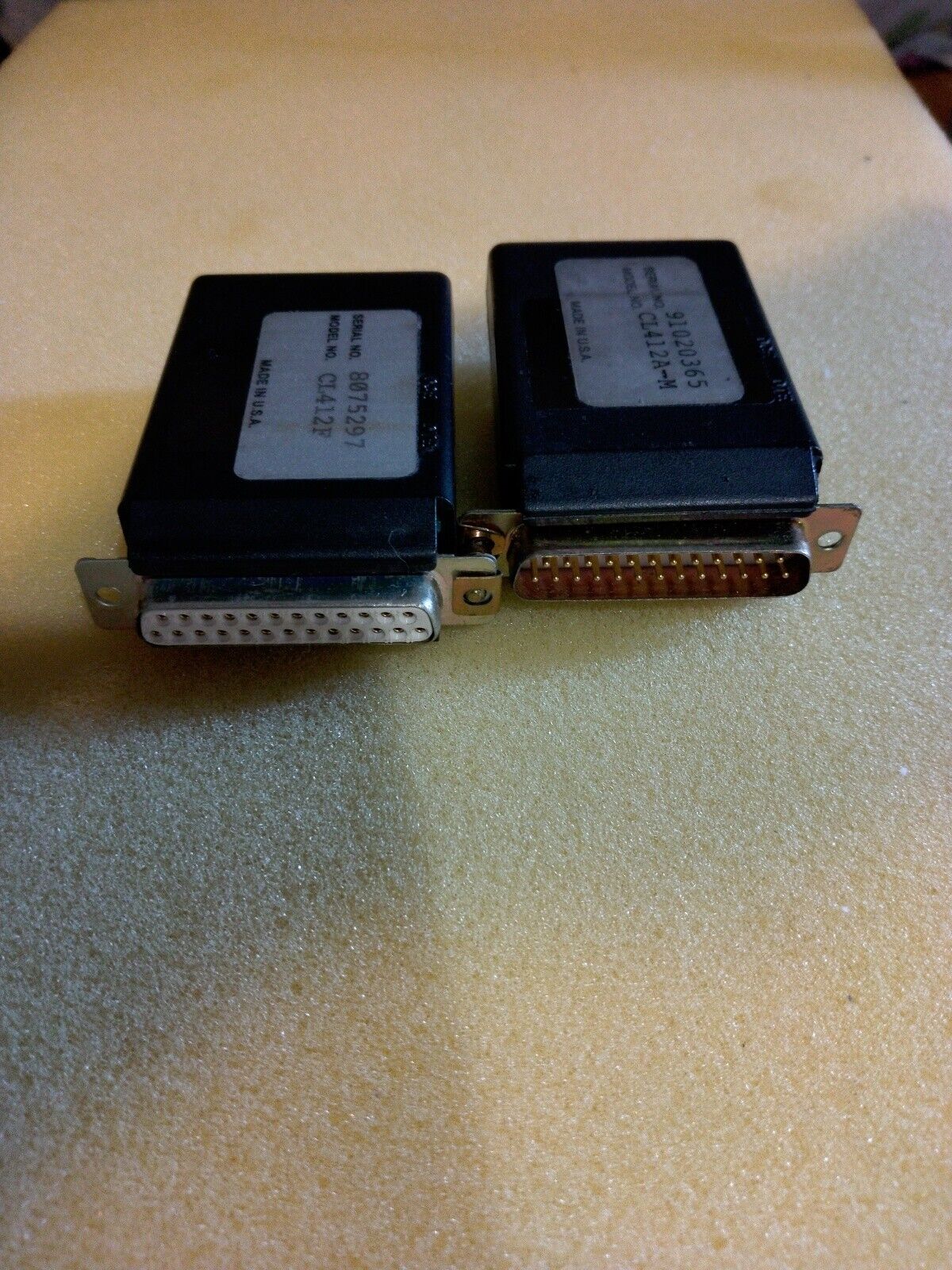 BLACK BOX CORP RS-232 TO CURRENT LOOP CL412A-M &CL412F