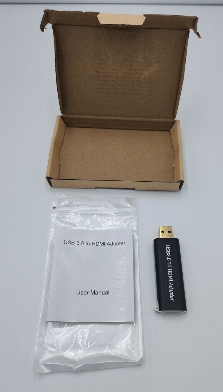 USB 3.0 to HDMI Adapter HiDef 1920x 1080 Supports HDMI 1.3b New