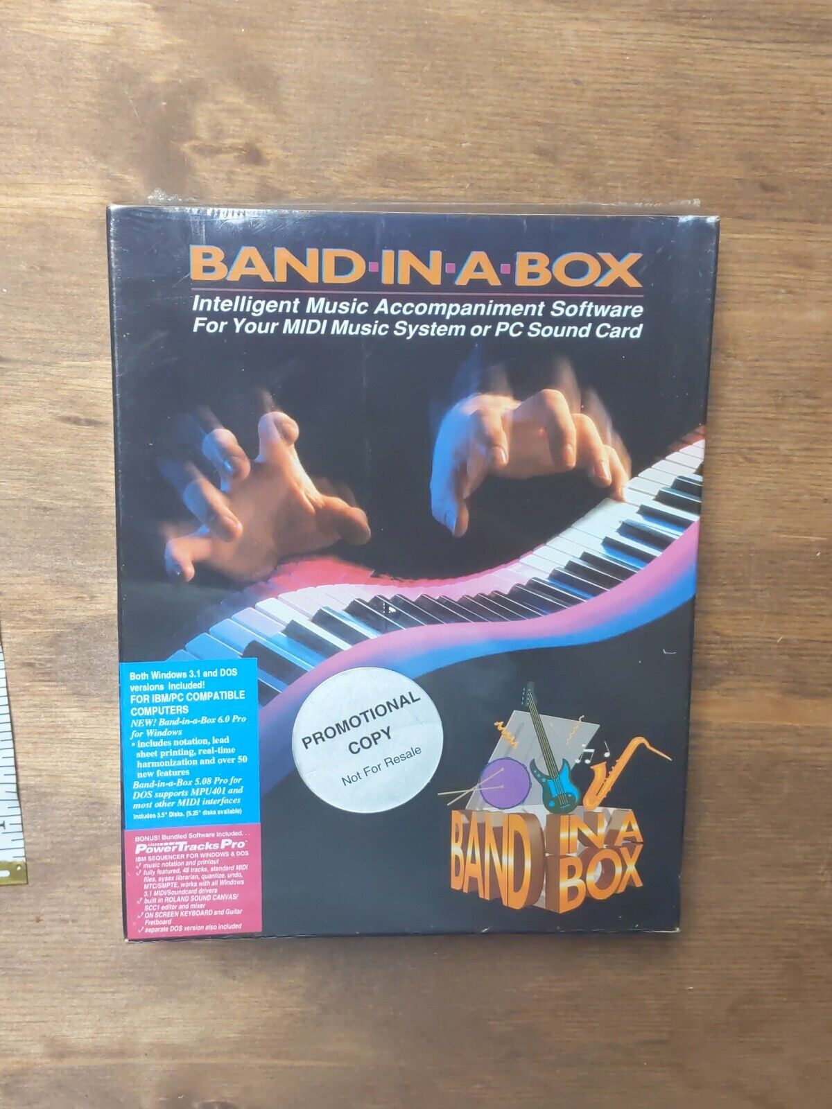 Vintage Band In A Box Sealed Promo Copy For IBM PC Power Tracks Pro