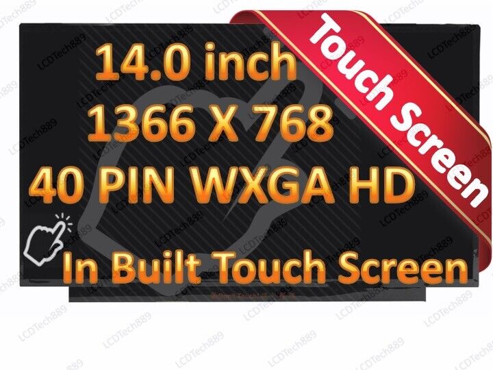 HD LCD Display Touch Screen For HP 14-fq0048nr 14-fq0050nr 14-fq0054nr 40pins