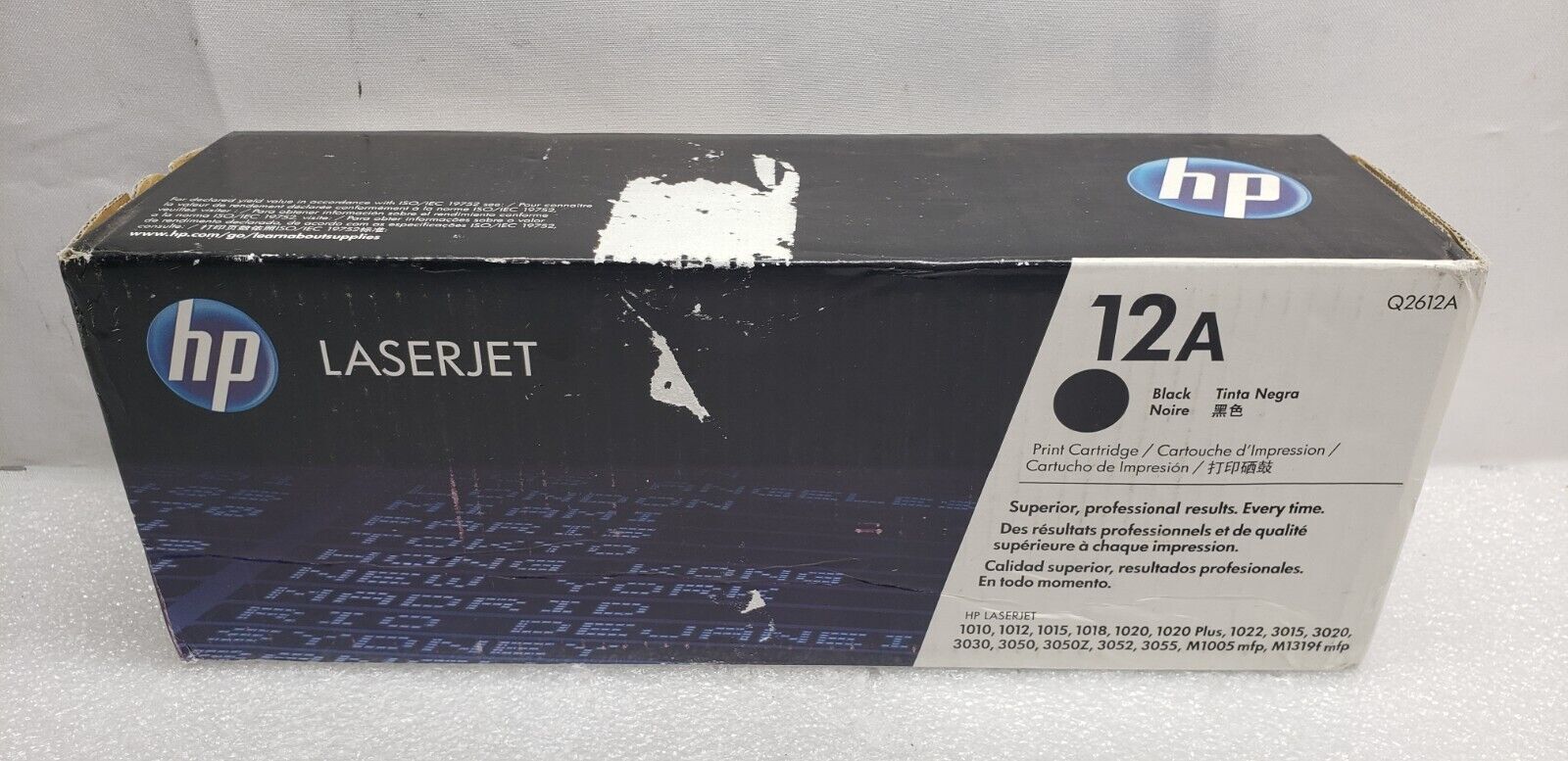 HP Q2612A 12A Toner Cartridge NEW Genuine - Damaged Box #99
