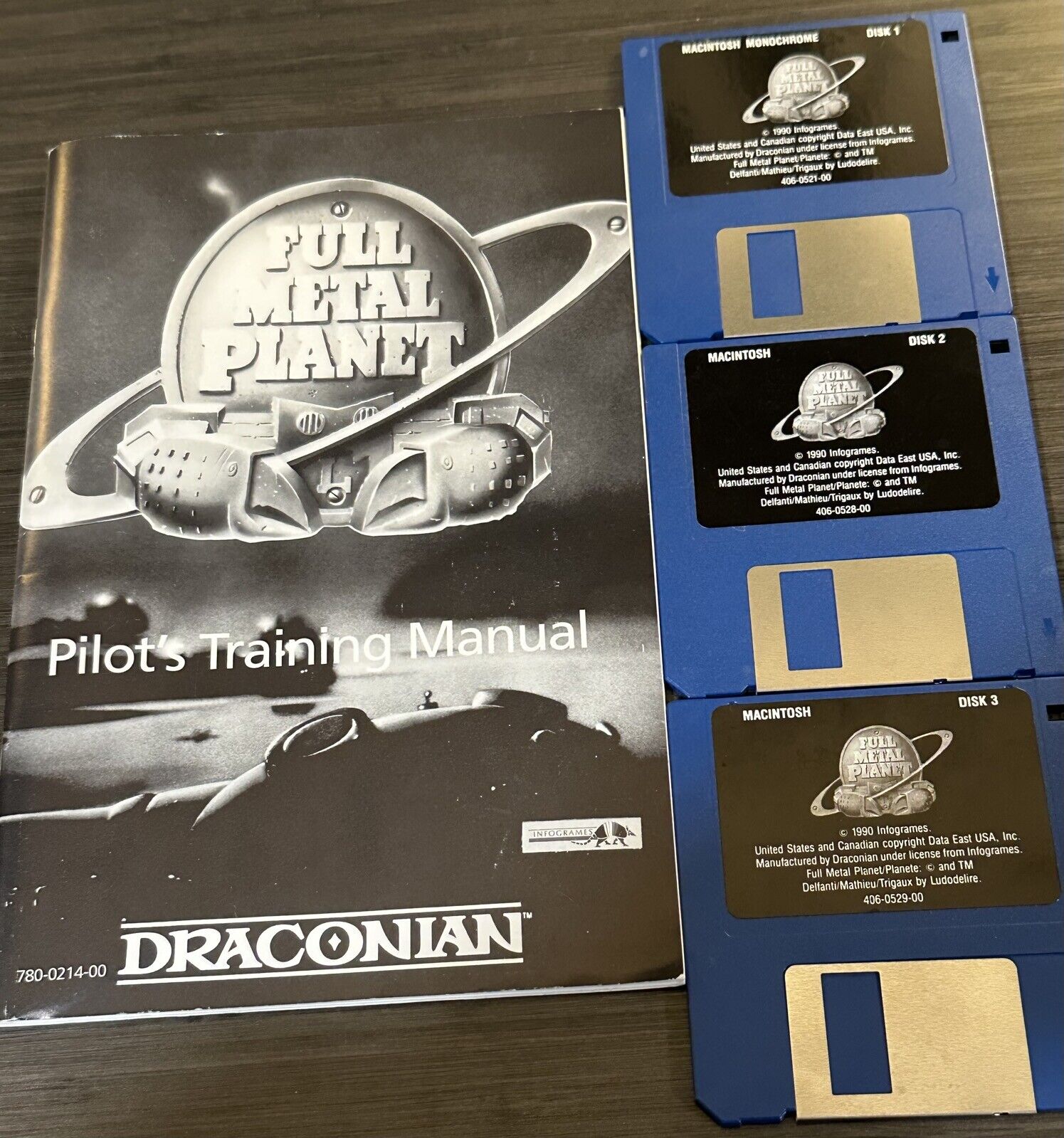 Full Metal Planet Draconian Apple Macintosh vintage computer game