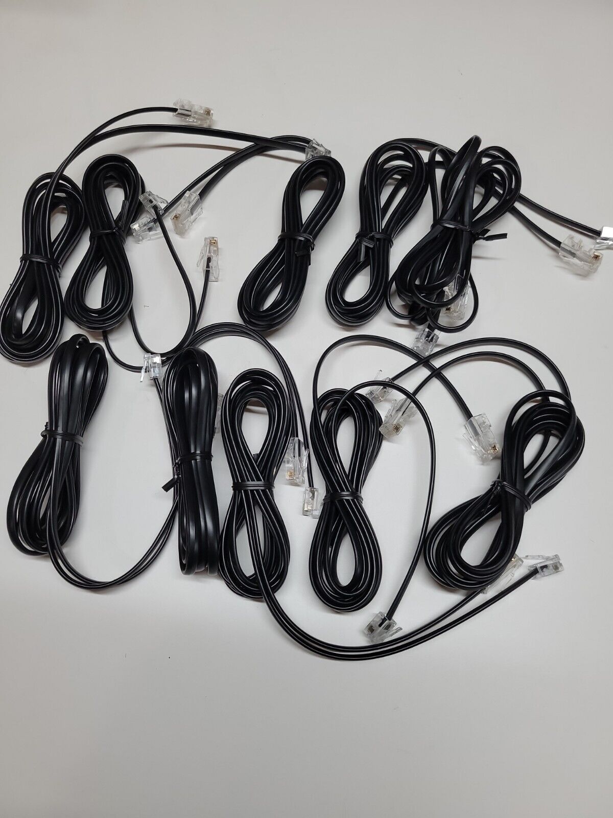 Group Of 10 RJ-11 TO RJ-45 CABLES