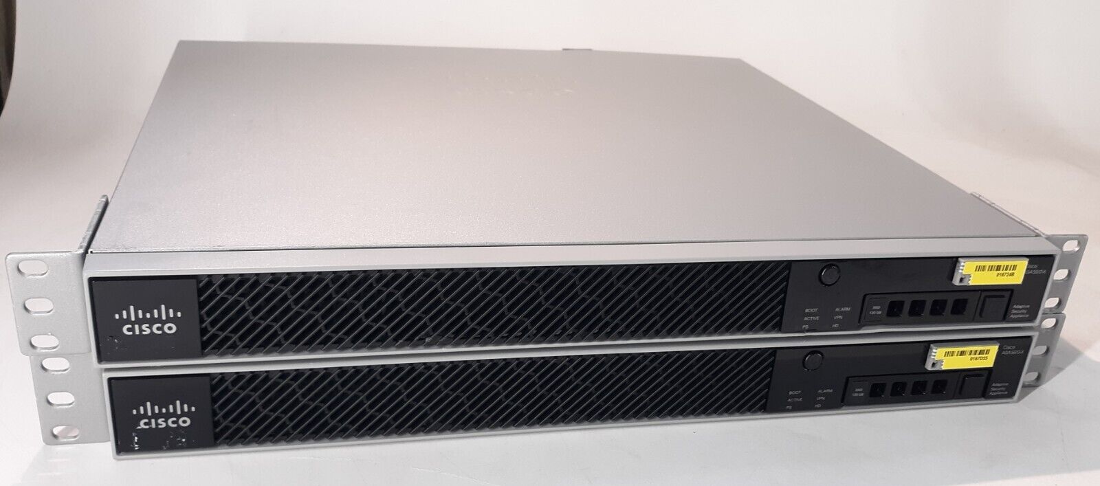 Pair of Cisco ASA 5512-X V04 2x 128GB SSD Adaptive Security Appliance Power Cord