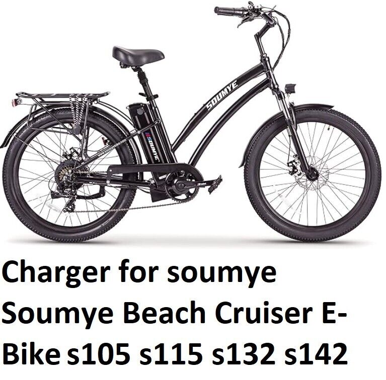 🔥 battery Charger for  soumye beach cruiser s105 s115 s132 s142 Electric BIKE