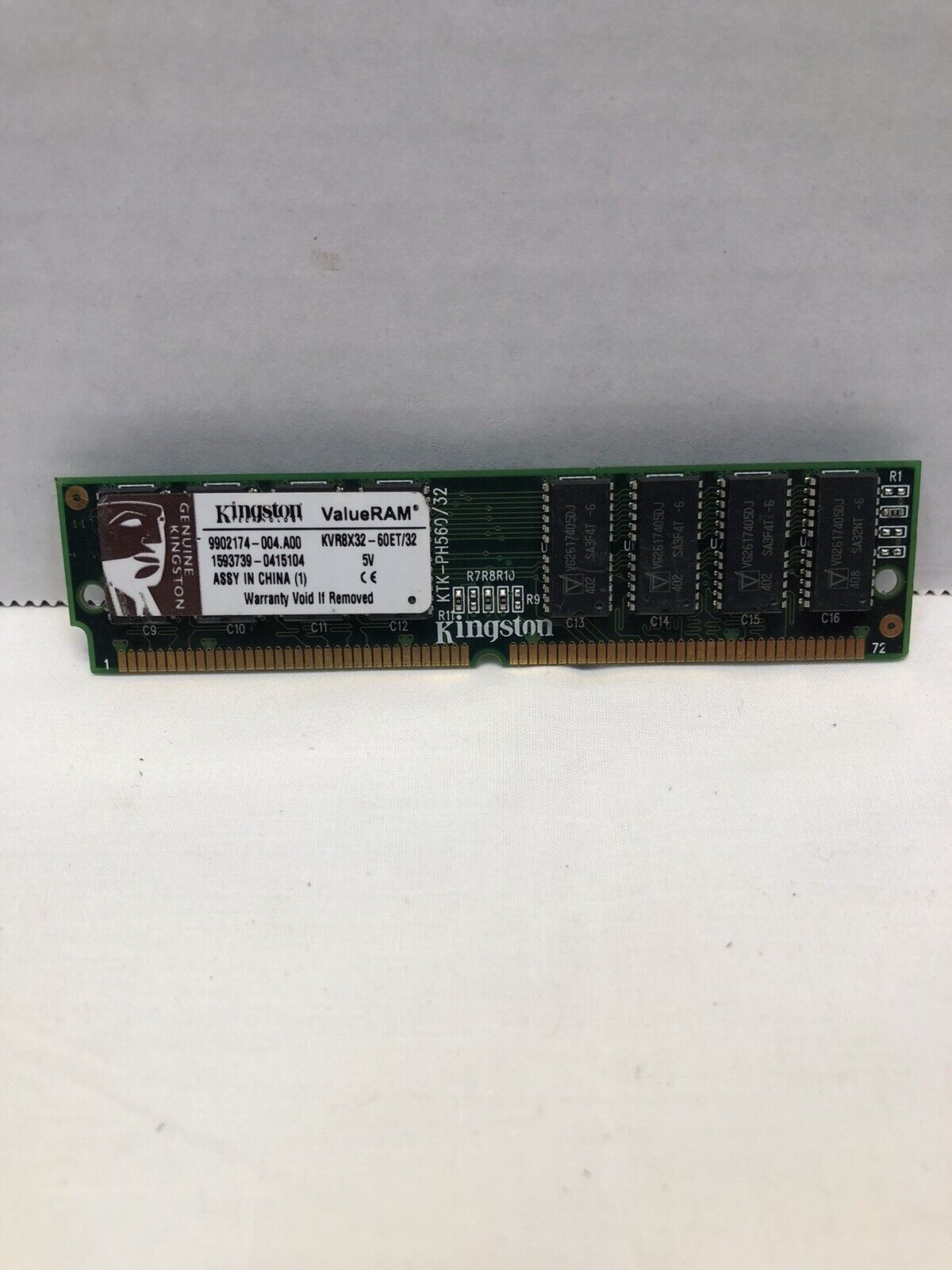 Kingston ValueRAM KVR8X32-60ET/32 Desktop Memory