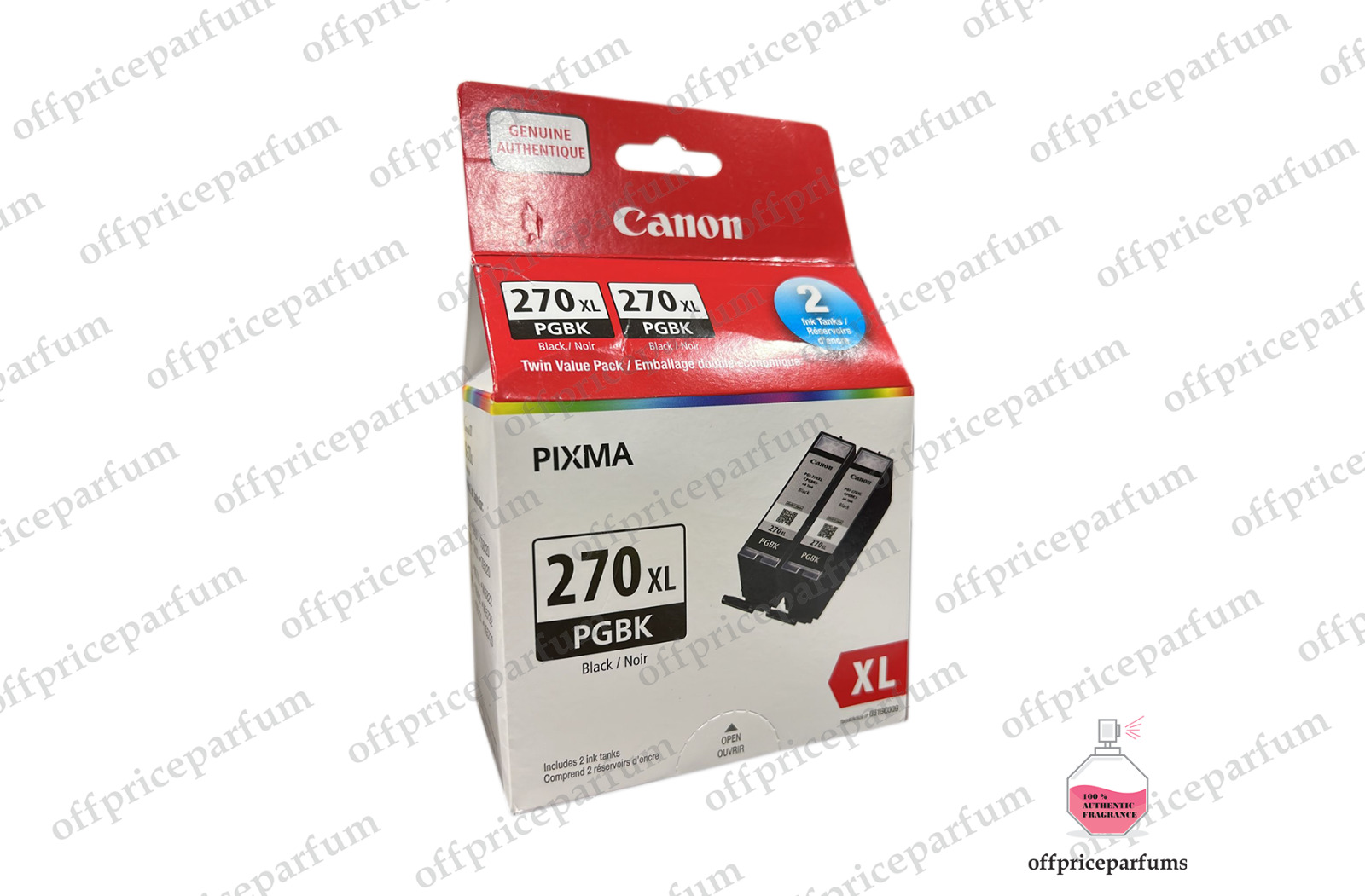 Genuine Canon Pixma ORIGINAL OEM PGBK 270XL Black Ink Cartridge Twin Value Pack