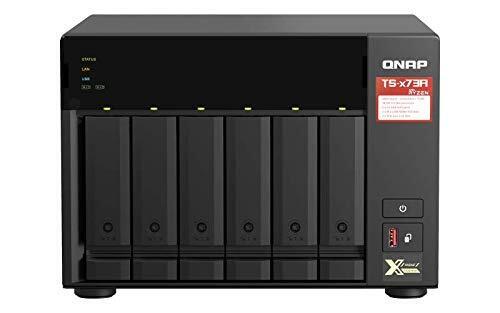 QNAP TS-673A-8G NAS Storage System - AMD Ryzen V1500B Quad-core (4 Core) 2.20
