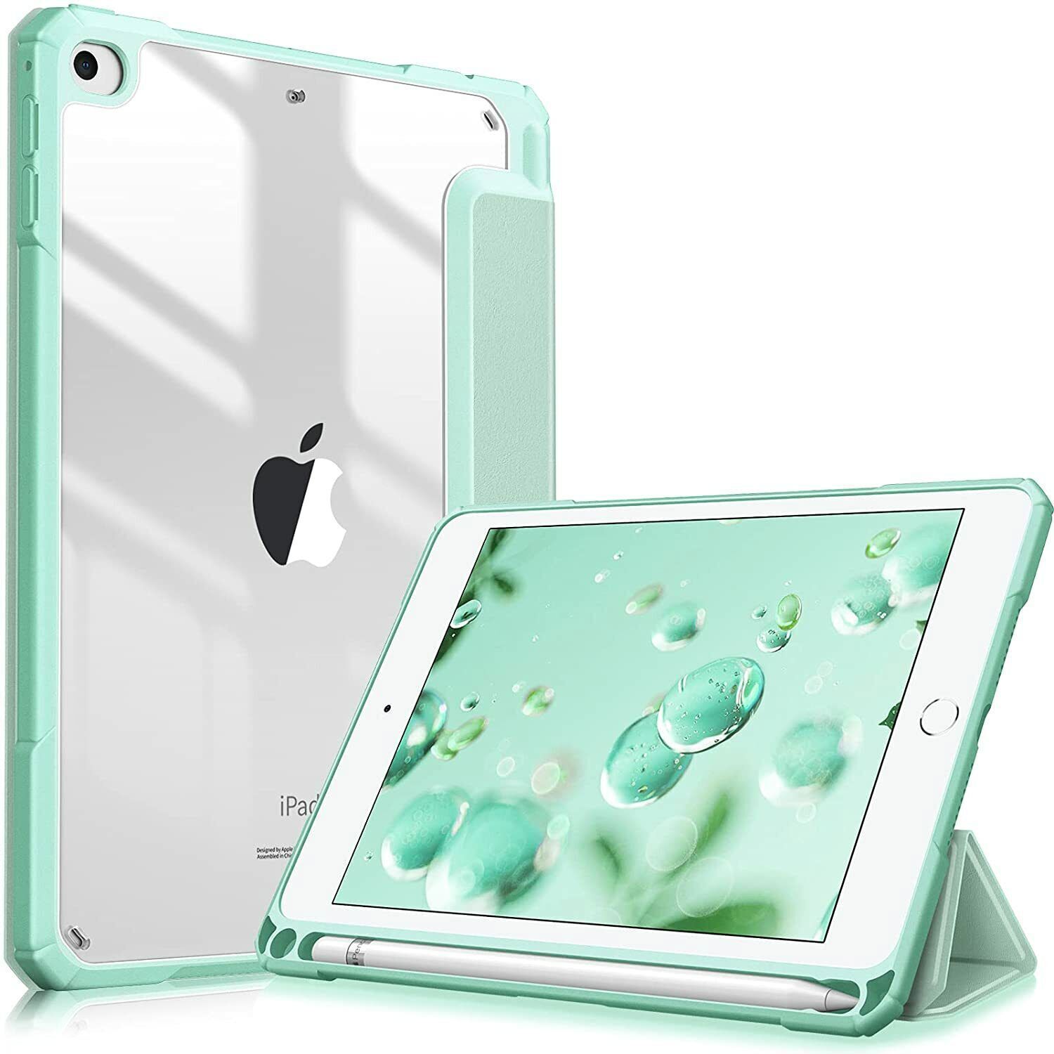 For iPad Mini 5/4 Hybrid Slim Case Shockproof Cover Clear Transparent Back Shell