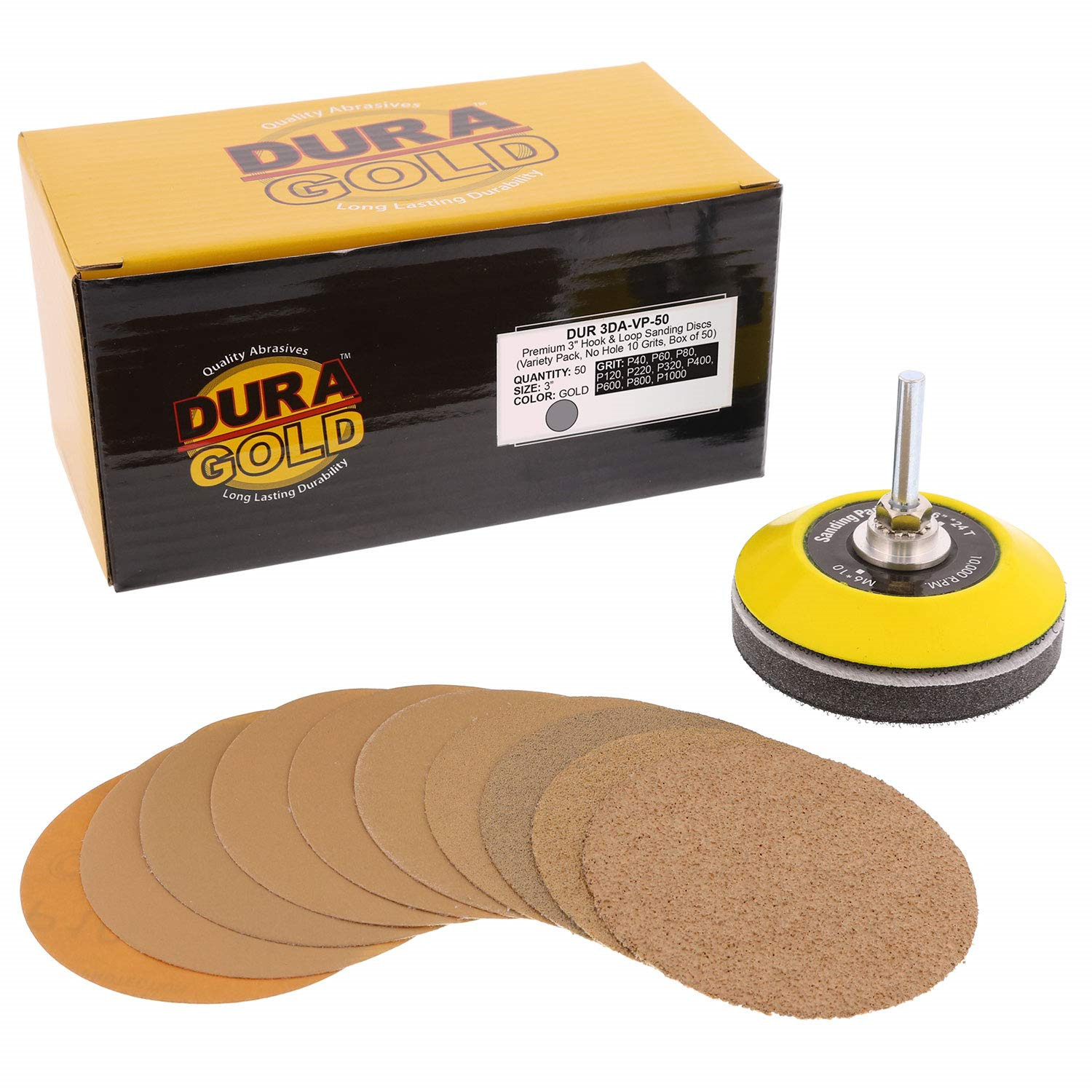 Dura-Gold - Premium - Variety Pack (40 60 80 120 220 320 400 600 800 1000) - 3 G