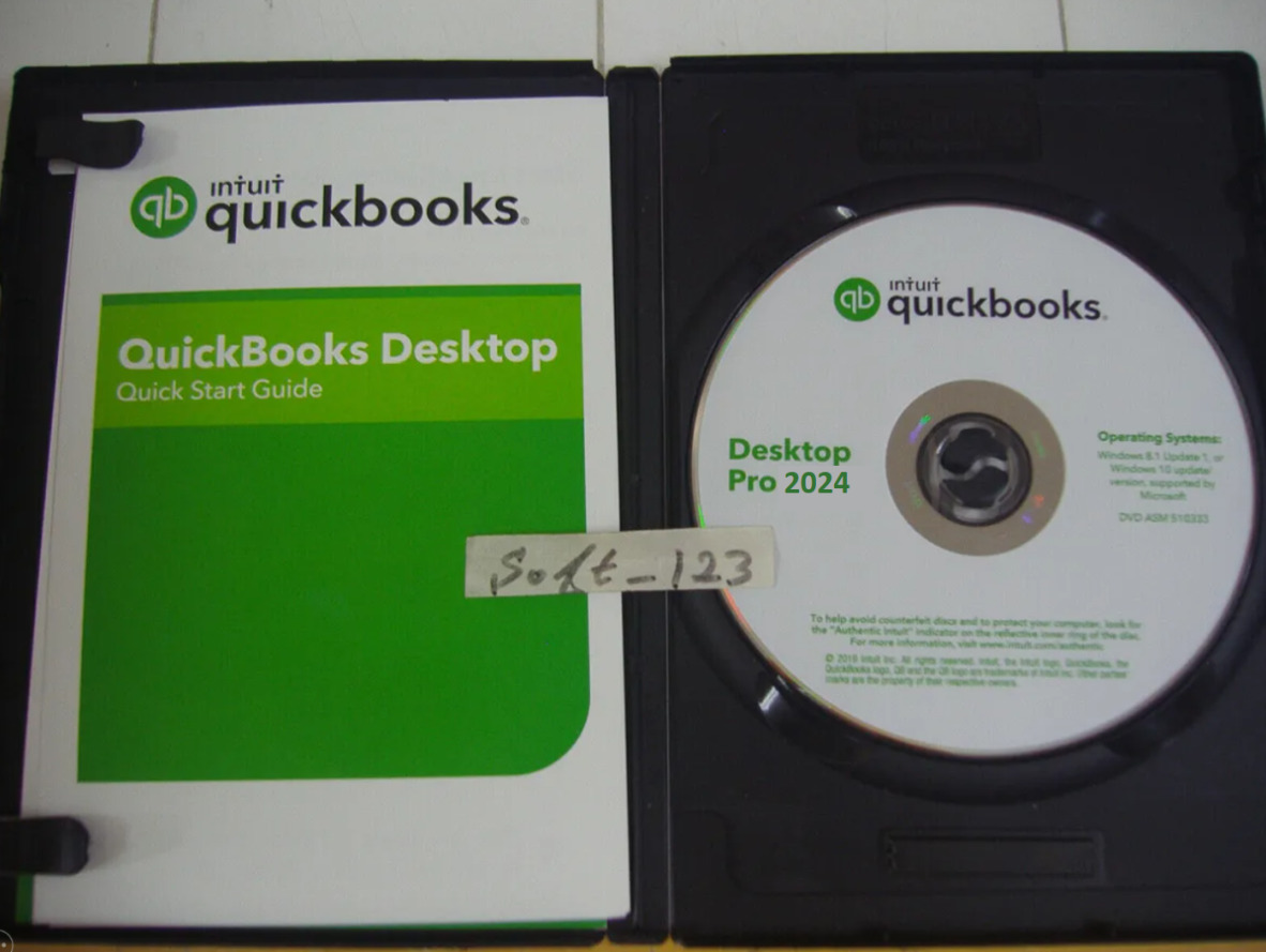 QuickBooks Desktop Pro Plus 2024 - DVD - 3 Years Subscription - 1 To 3 User