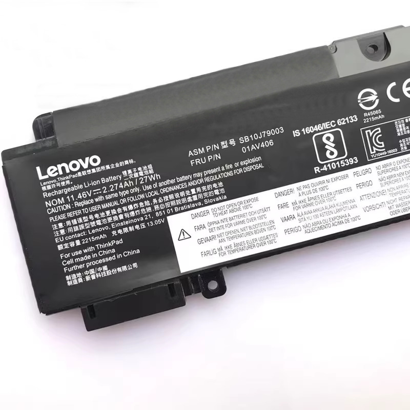 Genuine 01AV406 00HW025 Battery For Lenovo ThinkPad T460S T470S Series Notebook