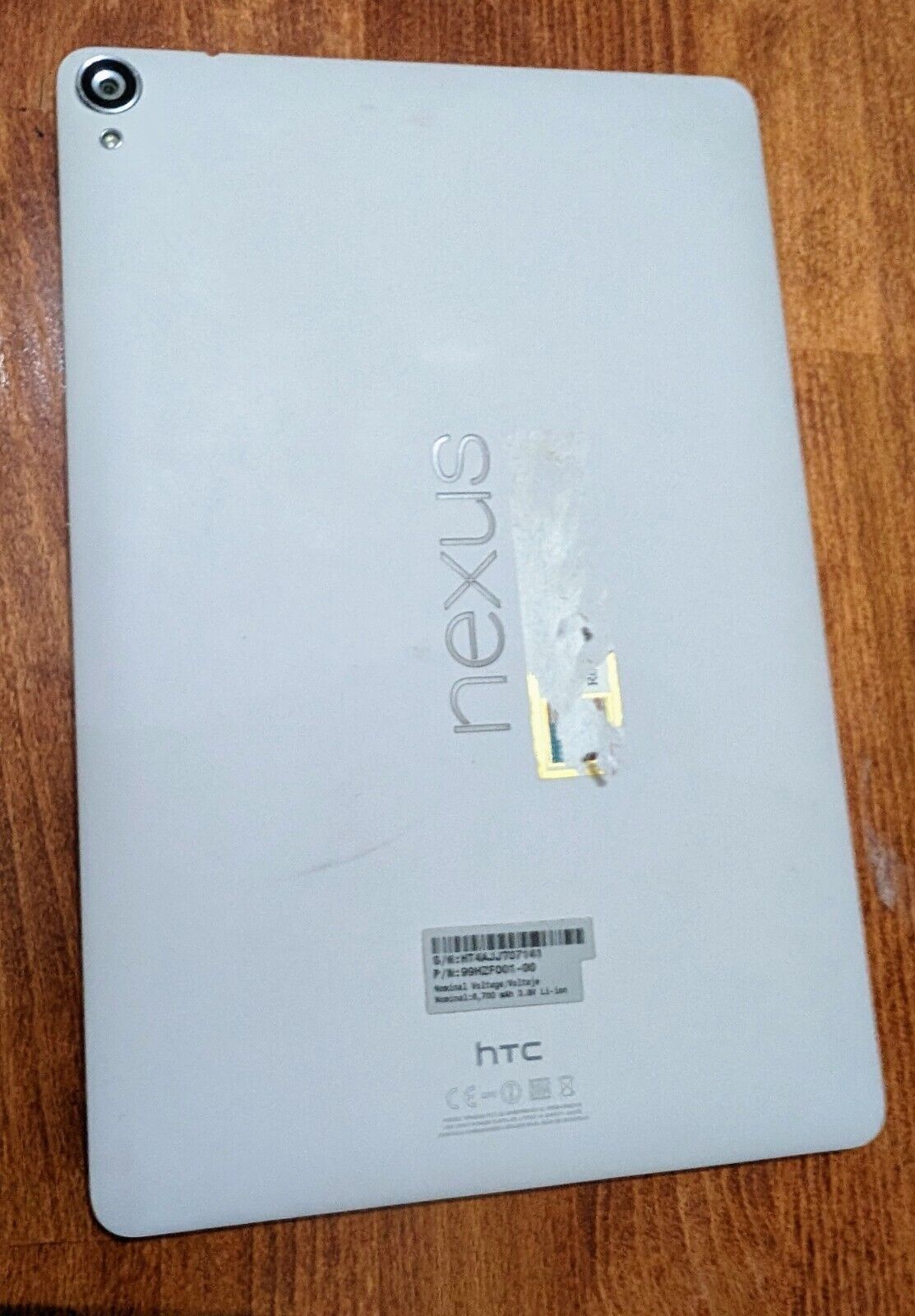 HTC Google Nexus 9 16GB- White  - Wifi ONLY - Boots into fastboot
